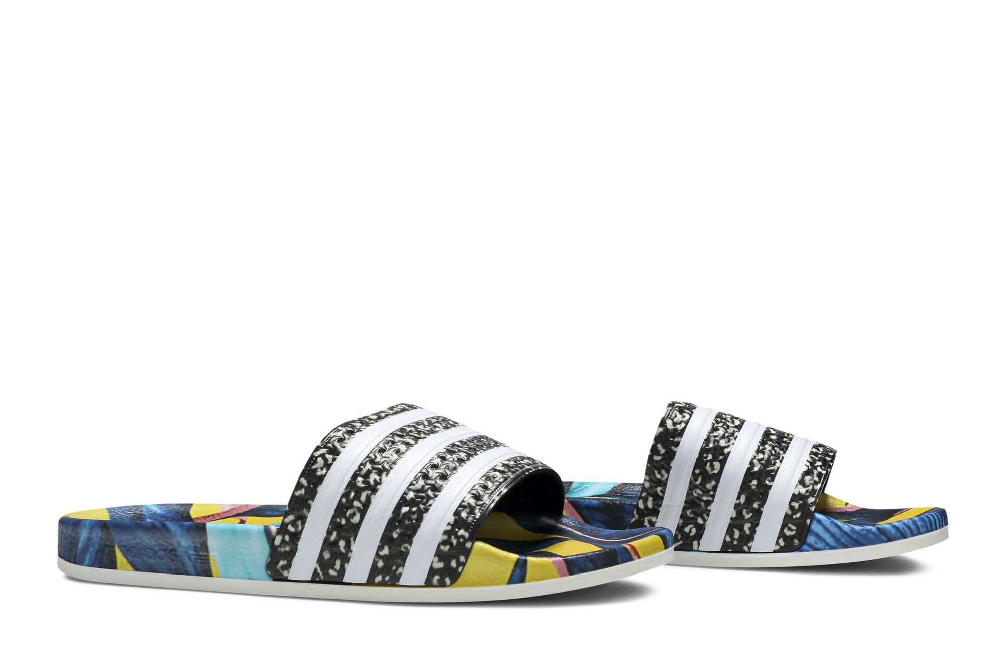Adidas Wmns Adilette Slides 'Tropical Leaf Print'