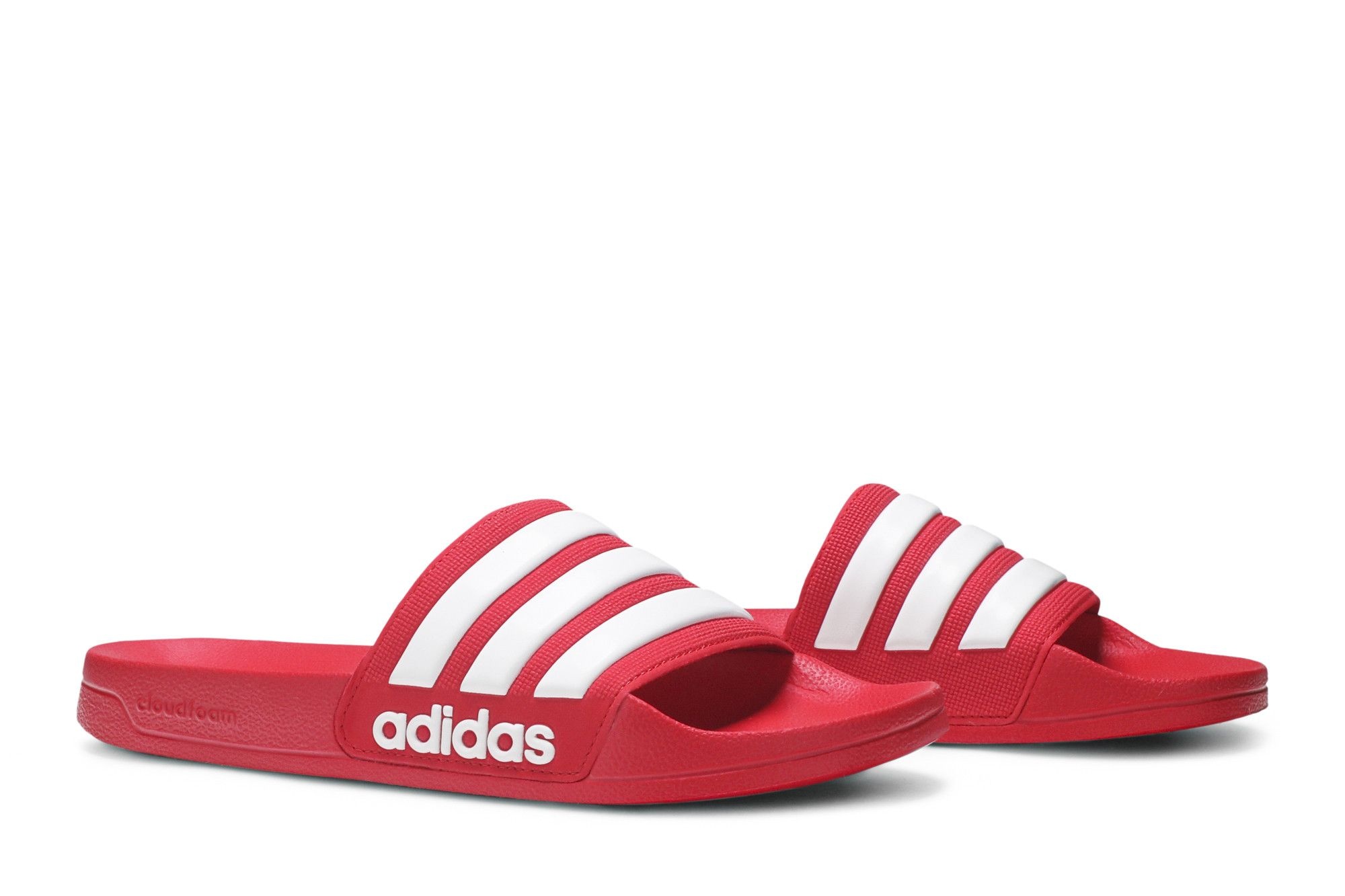Adidas Adilette CloudFoam Slides 'Scarlet'
