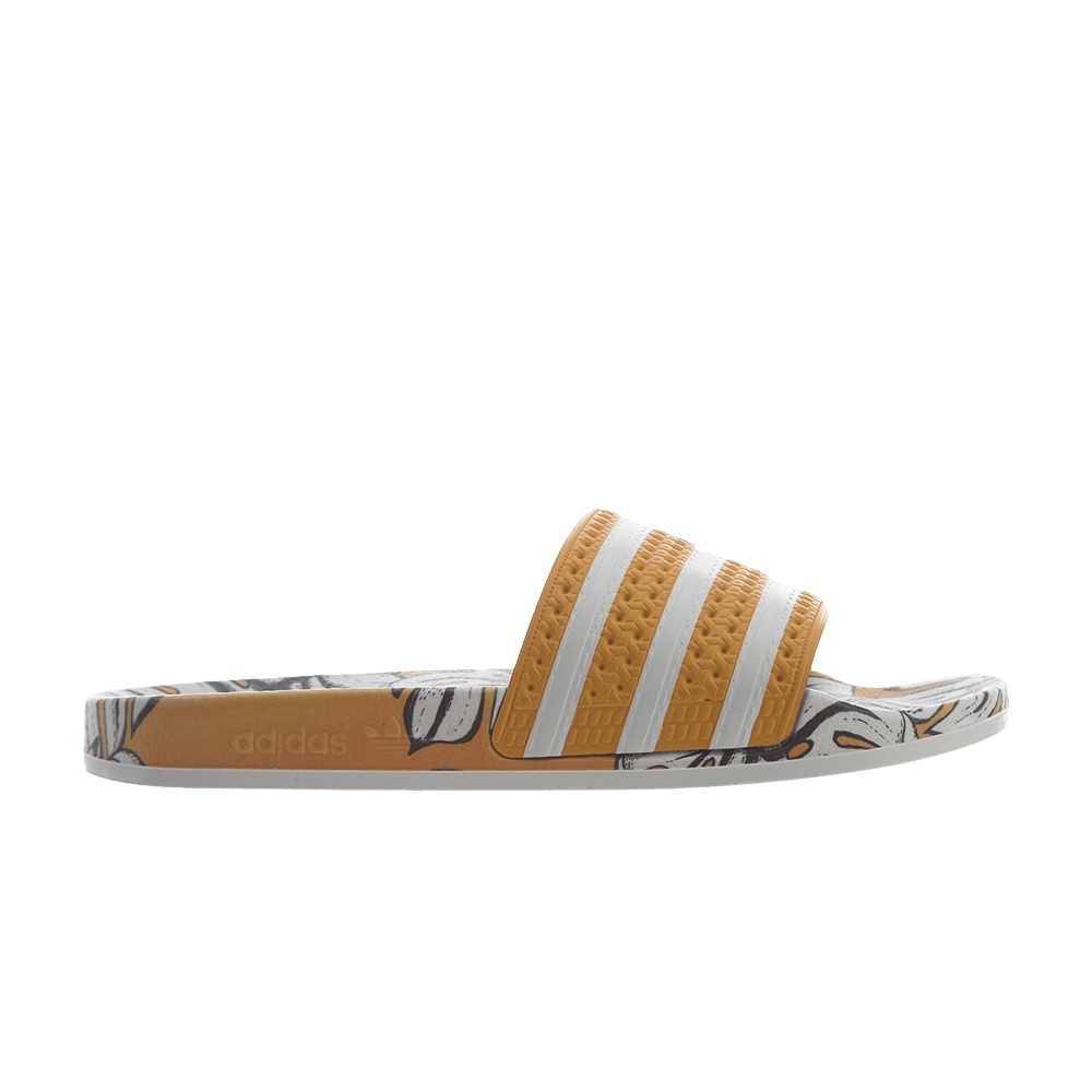 The FARM Company x adidas Wmns Adilette Slides 'Tropical Print'