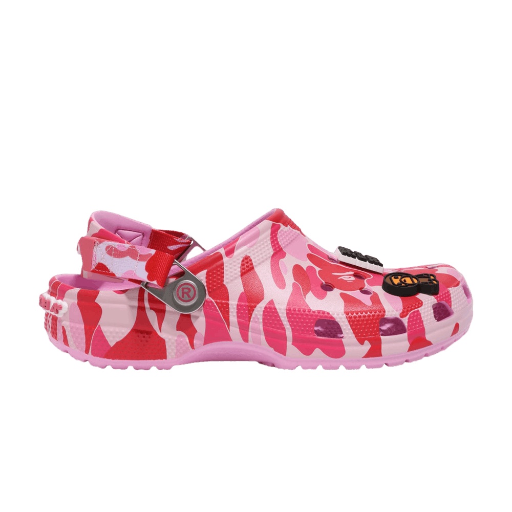 BAPE x Crocs Classic Clog 'ABC Camo - Pink'