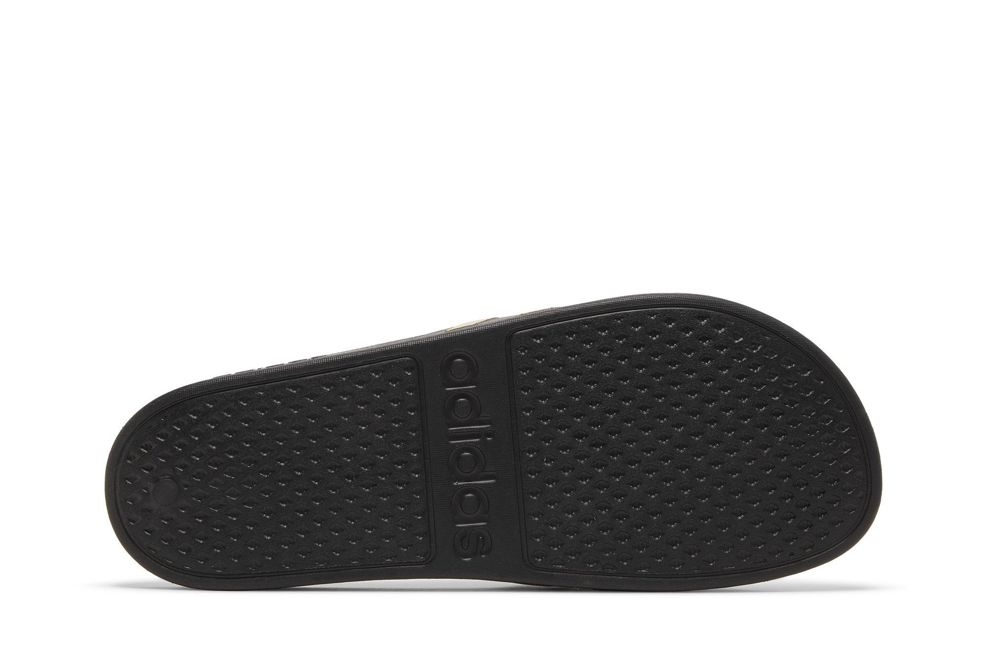 adidas Adilette Aqua Slides 'Black Gold Metallic'