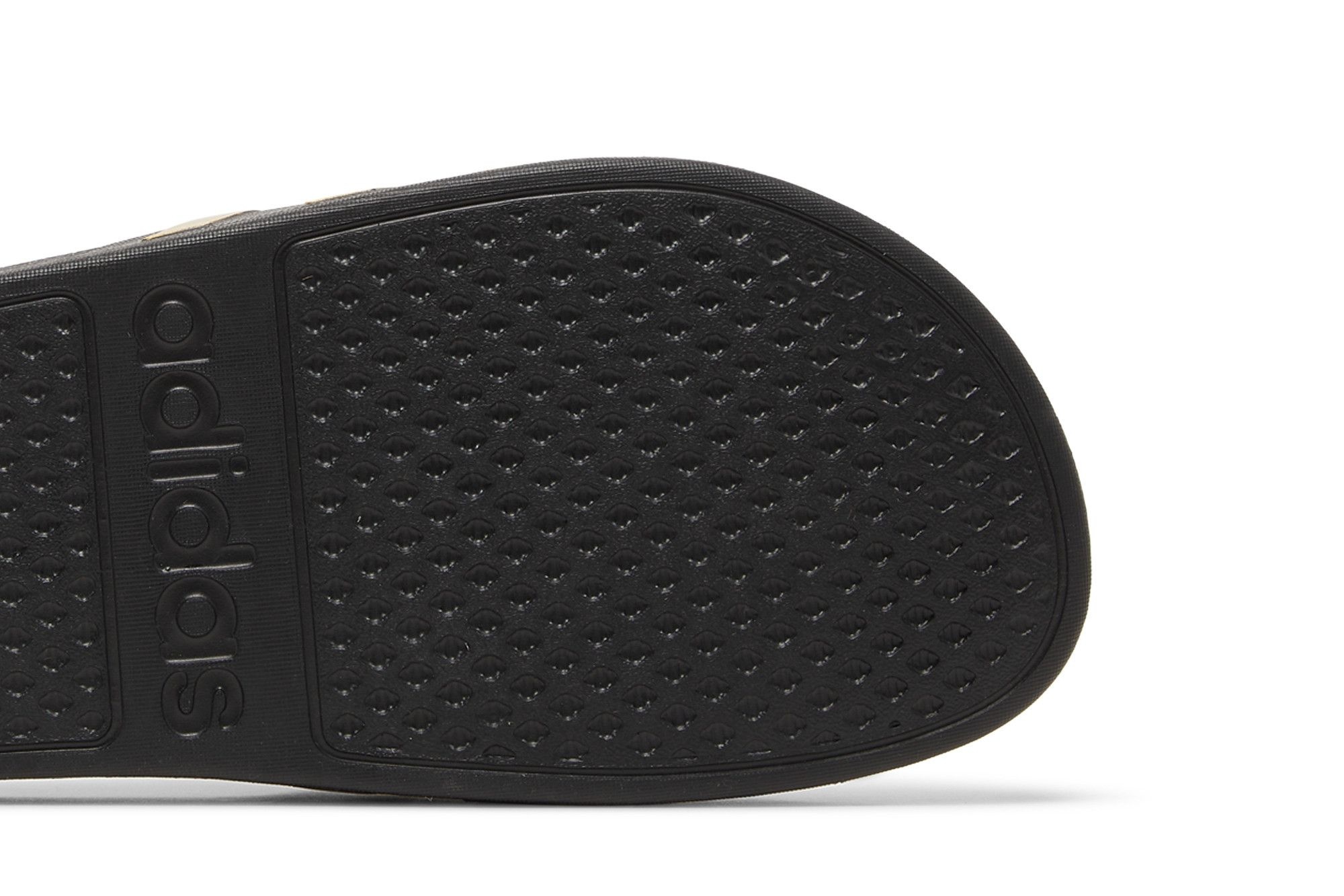 adidas Adilette Aqua Slides 'Black Gold Metallic'
