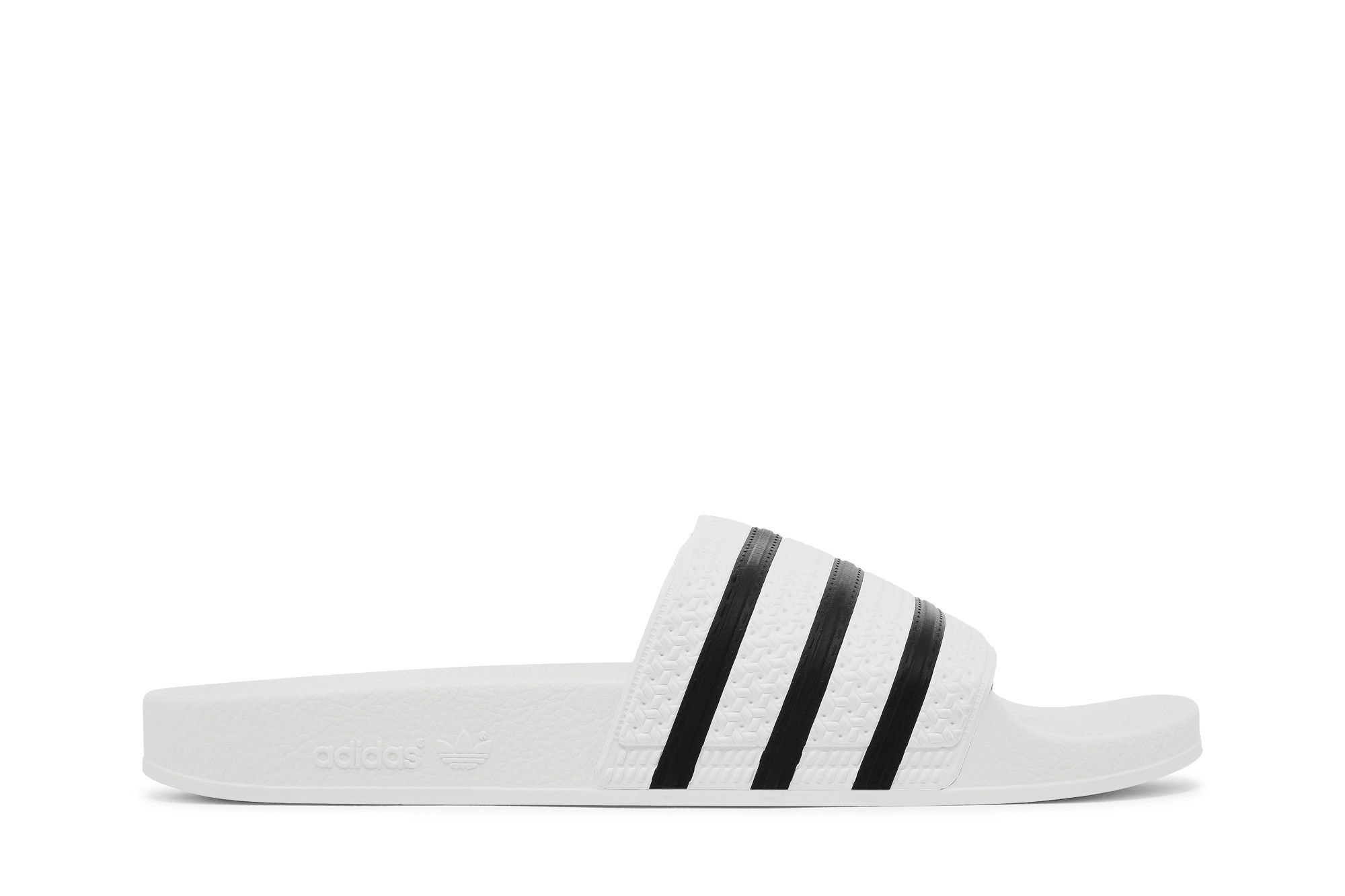 adidas Adilette Slide 'White Black'