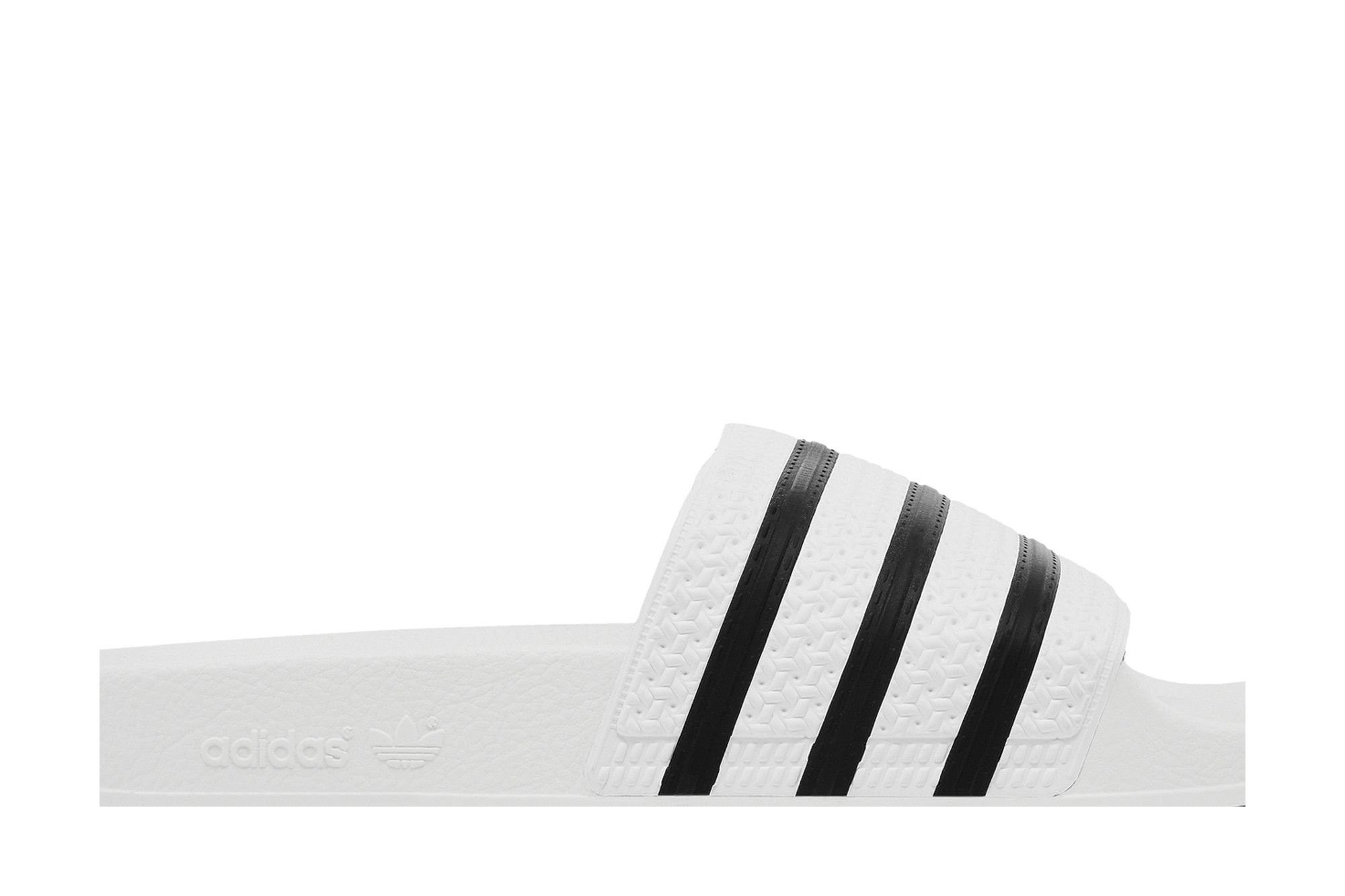 adidas Adilette Slide 'White Black'