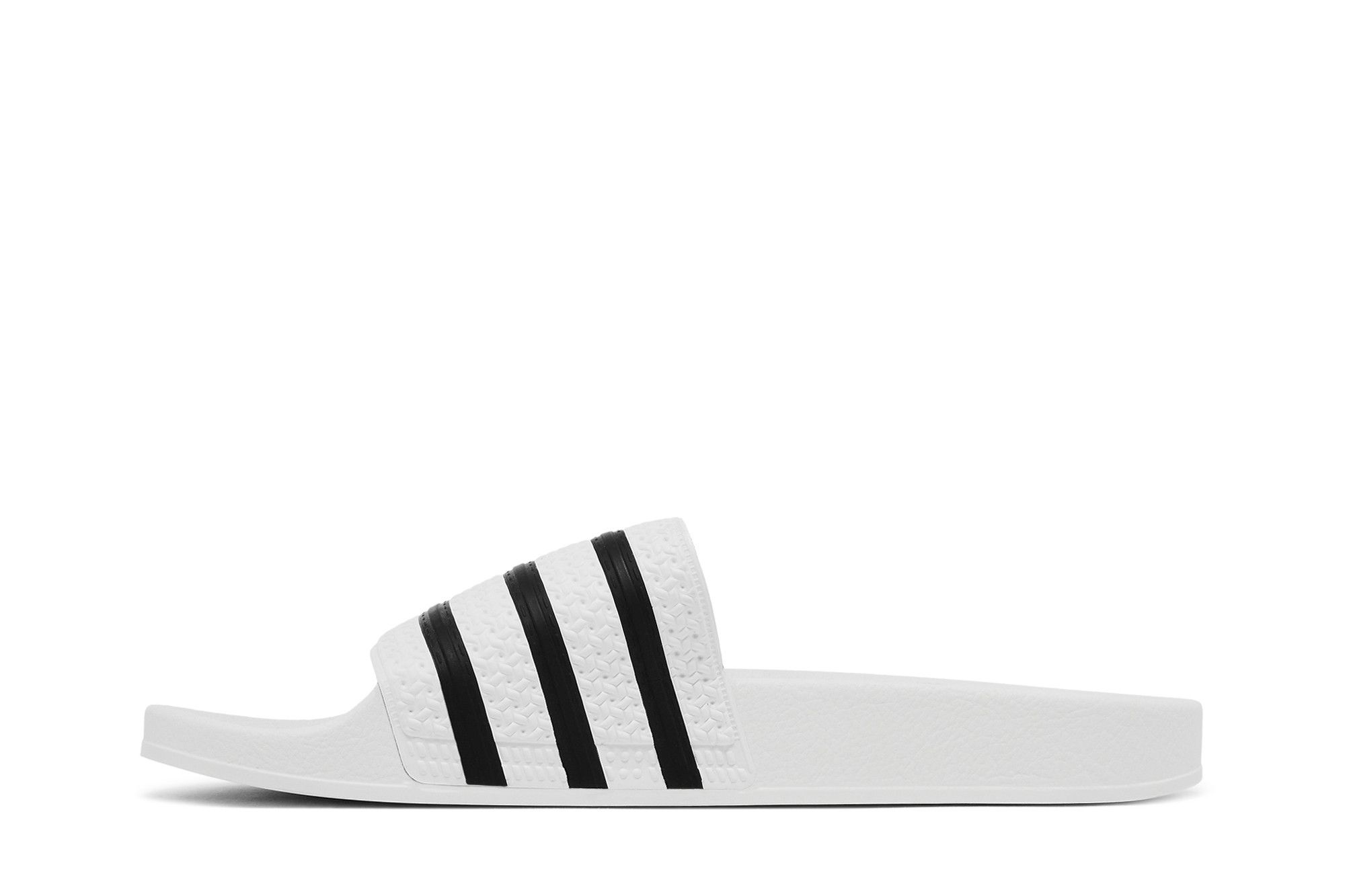 adidas Adilette Slide 'White Black'