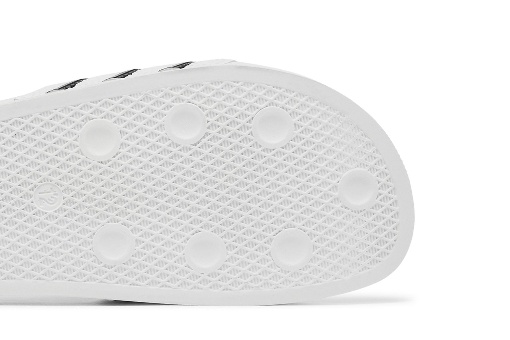adidas Adilette Slide 'White Black'