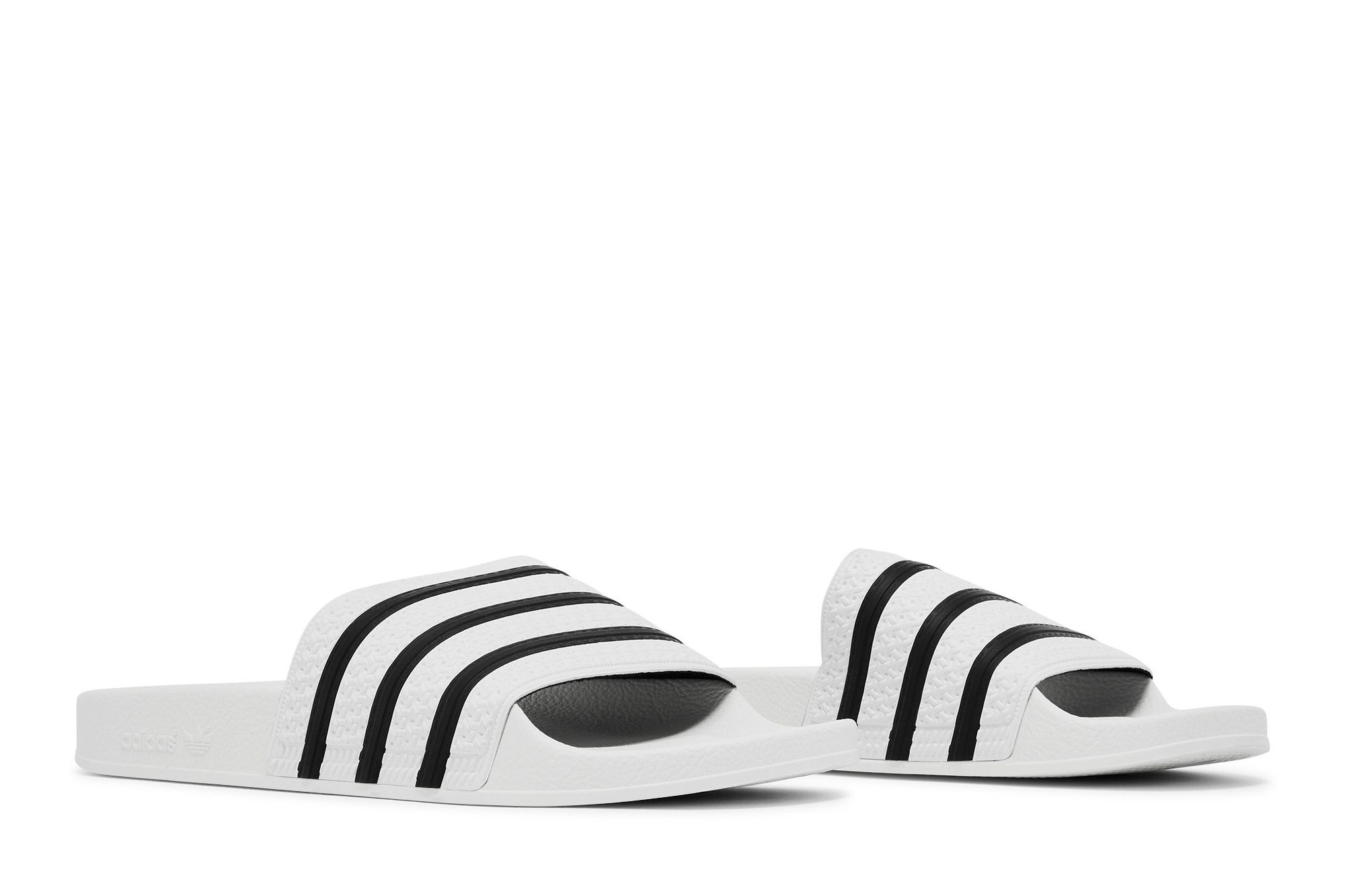 adidas Adilette Slide 'White Black'