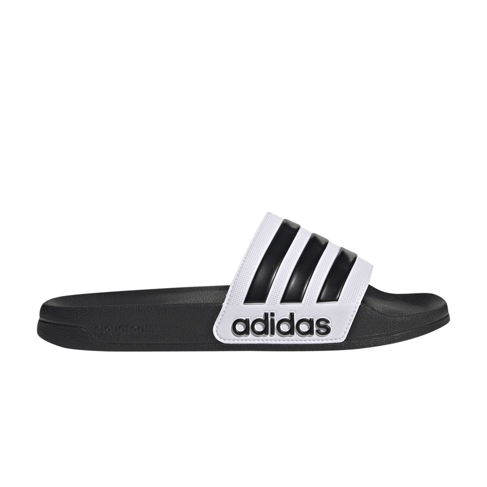 Adidas Adilette Shower Slide 'White Black'