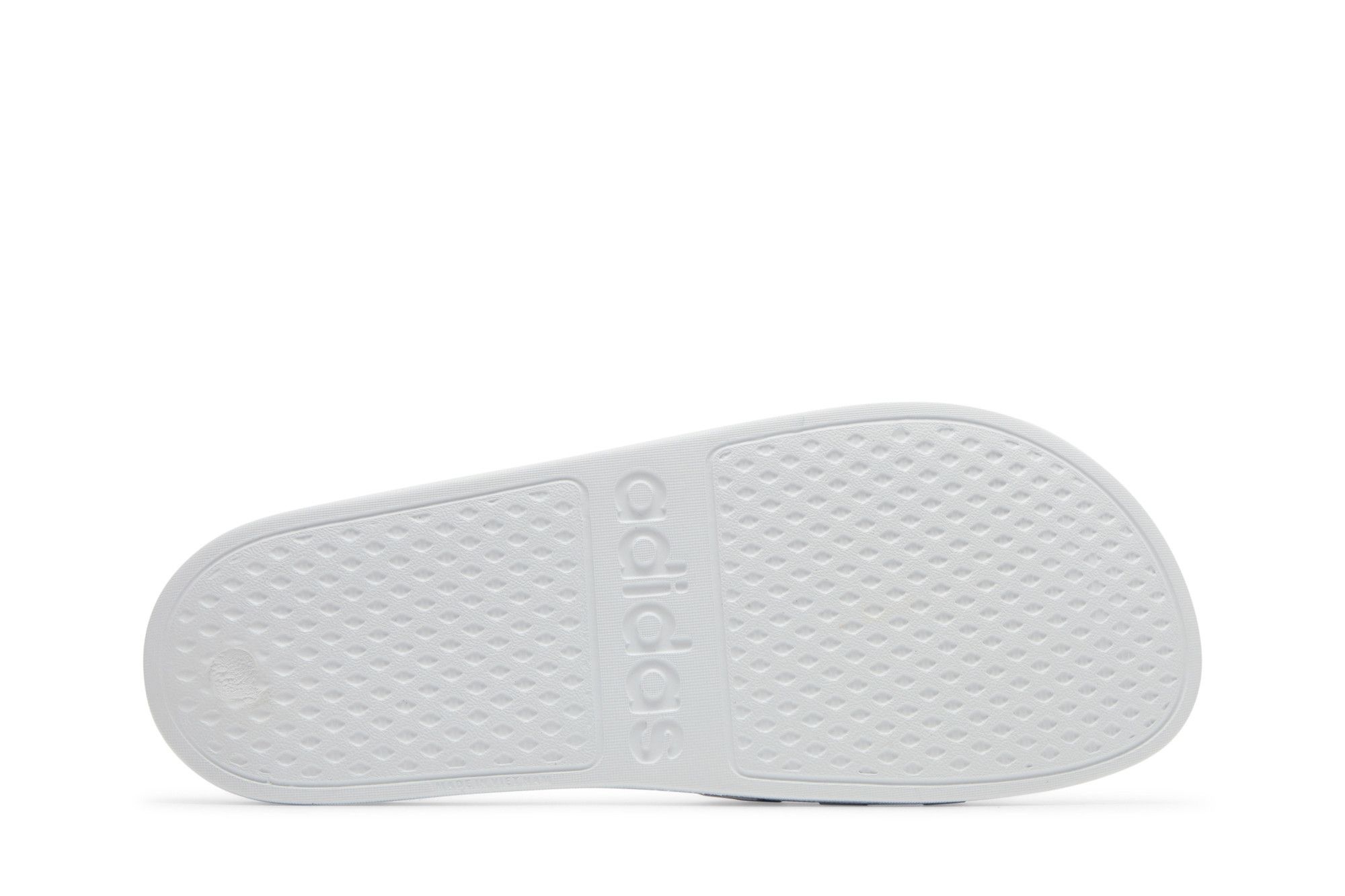 Adidas Adilette Aqua Slides 'White Platinum Metallic'