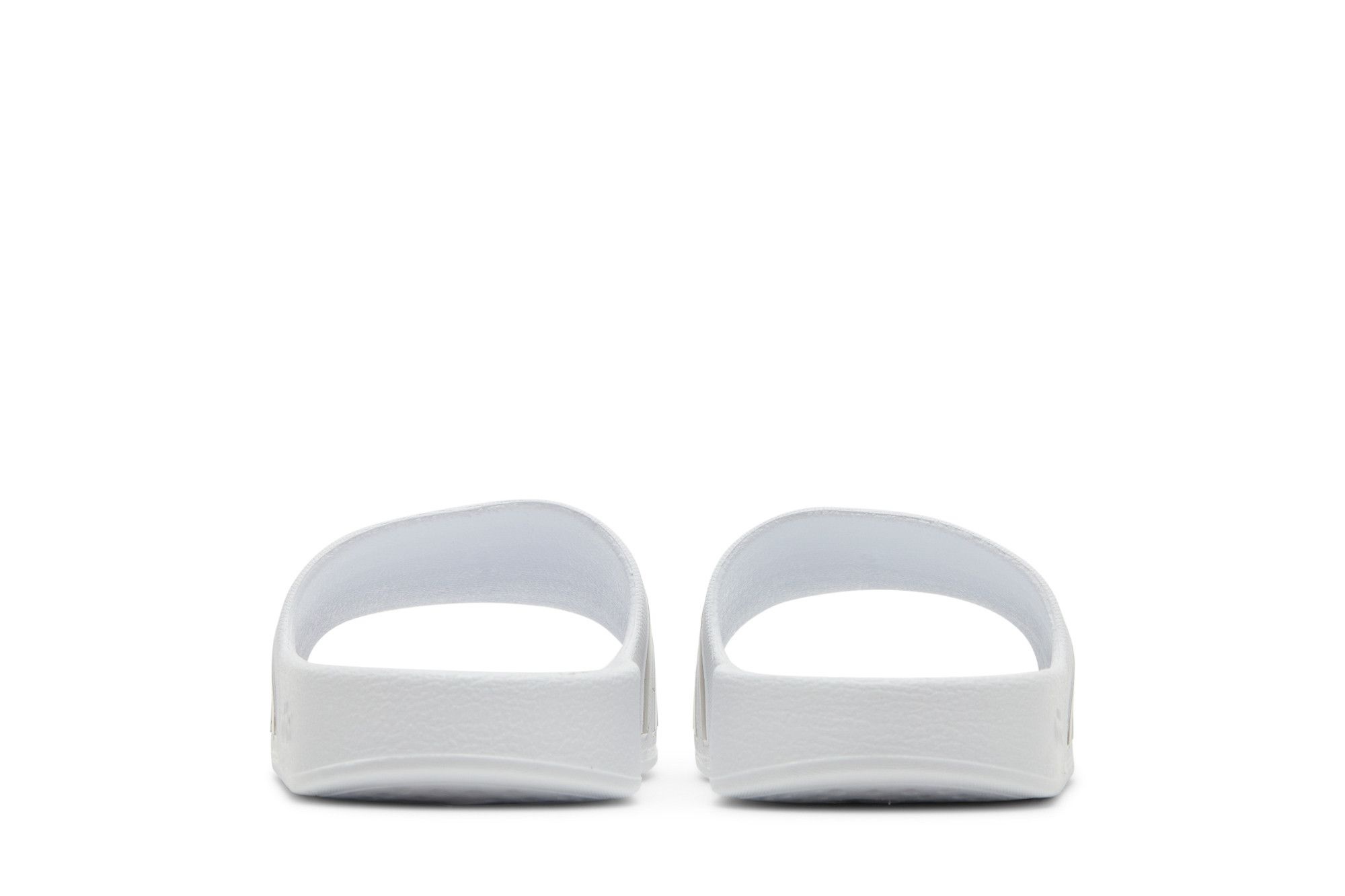 Adidas Adilette Aqua Slides 'White Platinum Metallic'