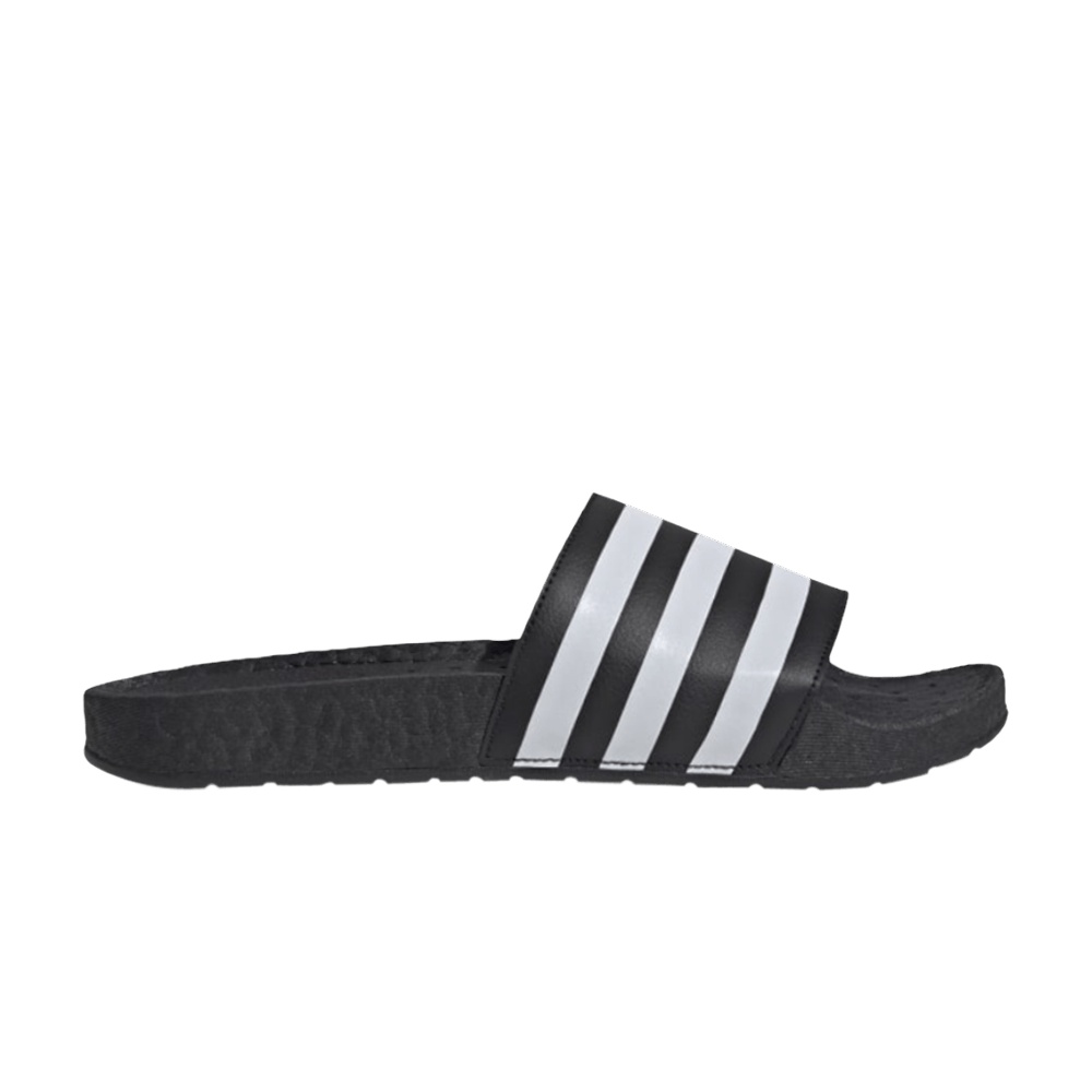 Adidas Adilette Boost Slides 'Core Black White'