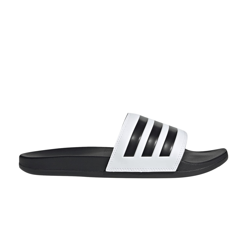 Adidas Adilette Comfort Slide 'White Black'