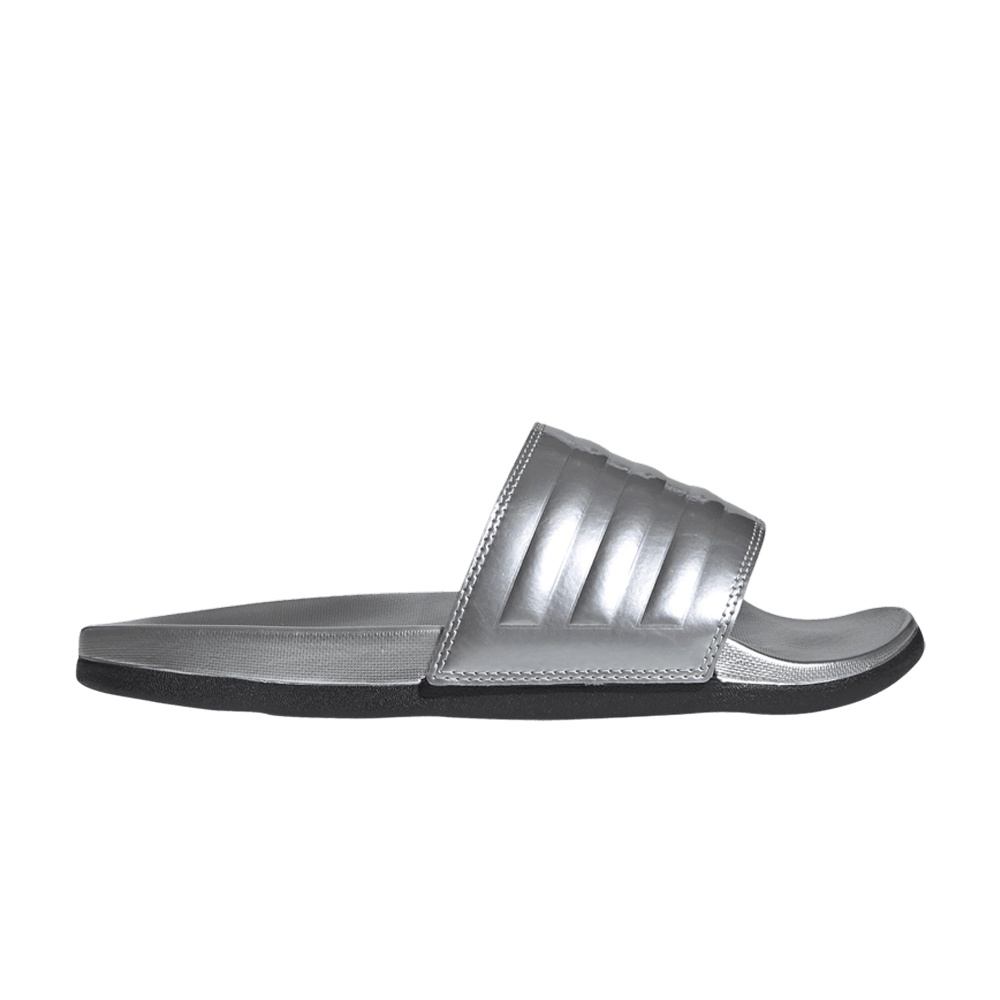 Adidas Wmns Adilette Comfort Slide 'Silver Metallic'