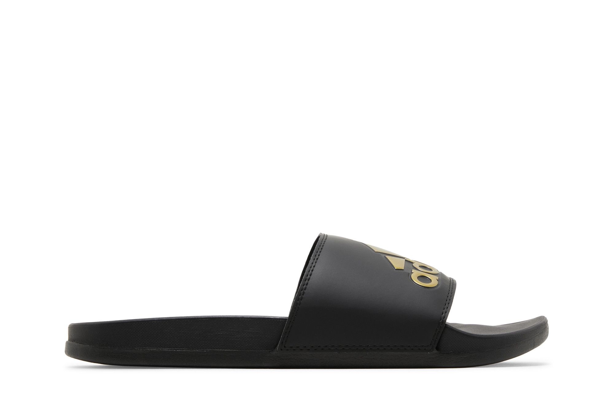 Adidas Adilette Comfort Slide 'Black Gold Metallic'