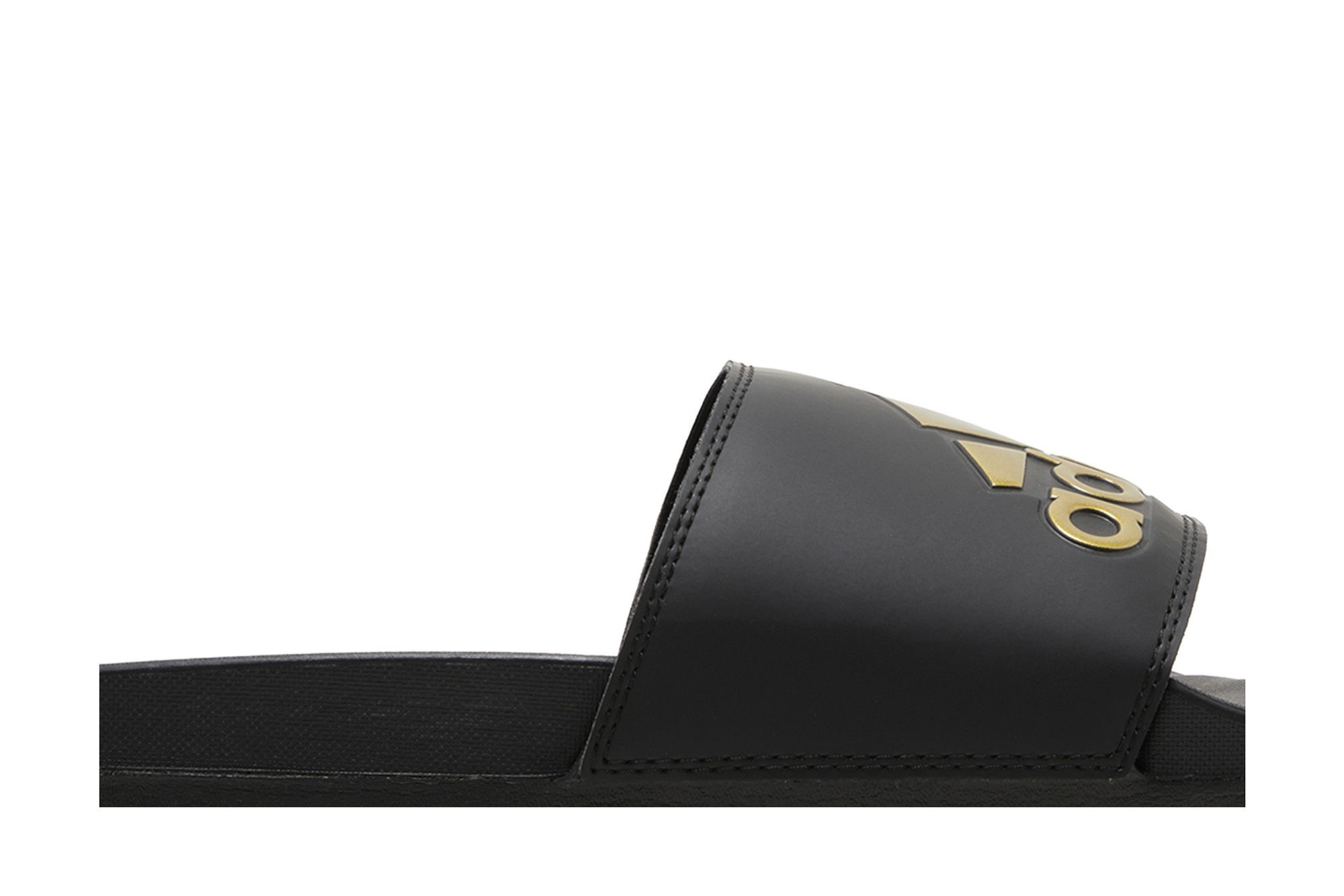 Adidas Adilette Comfort Slide 'Black Gold Metallic'