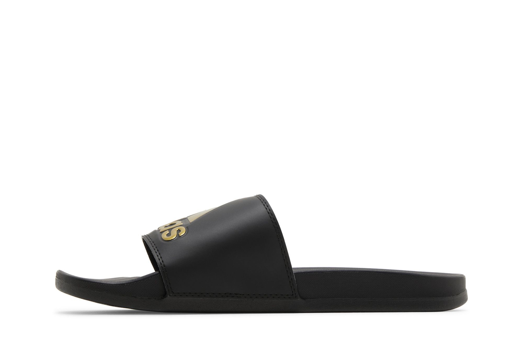 Adidas Adilette Comfort Slide 'Black Gold Metallic'