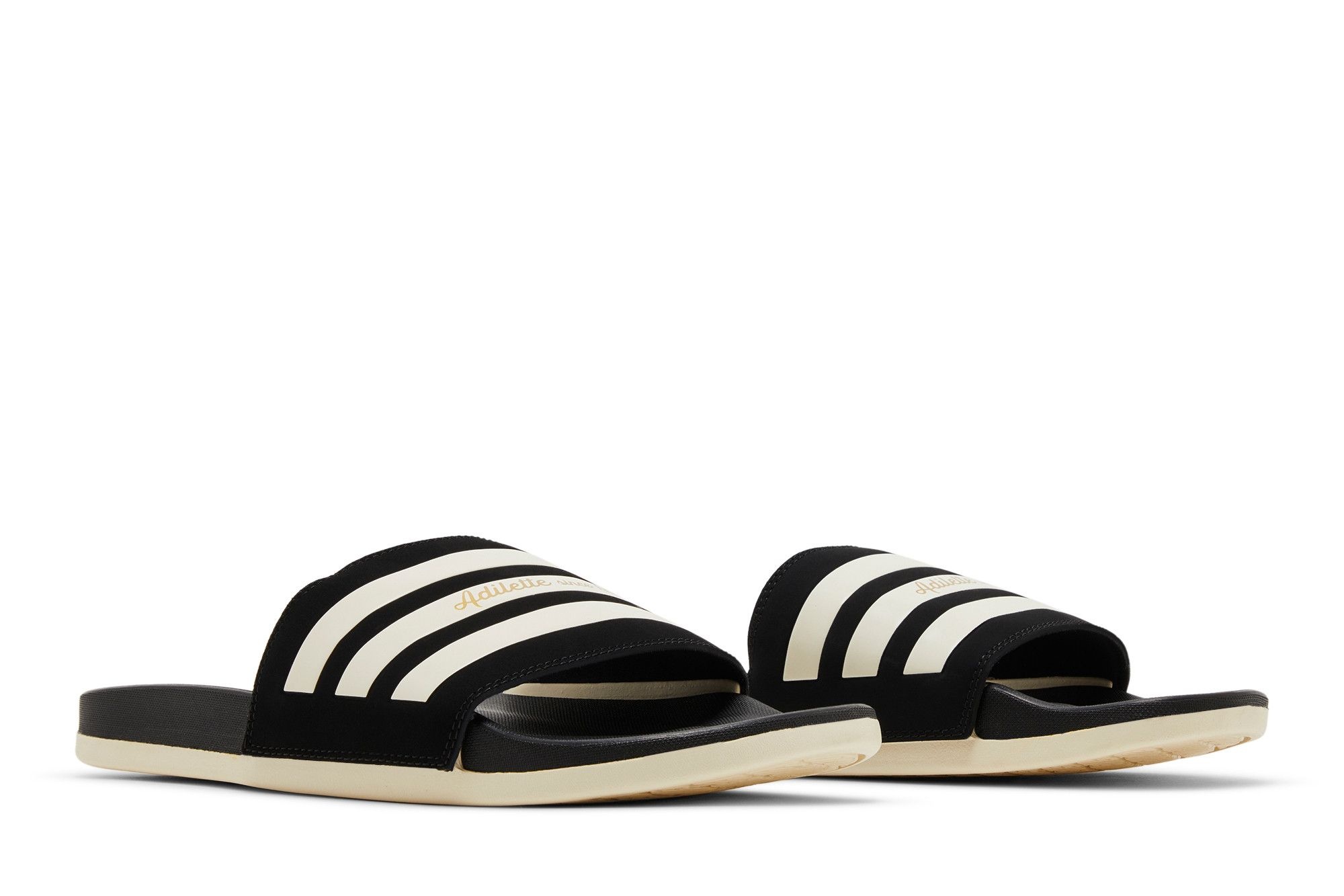 adidas Adilette Comfort Slide 'Black White'