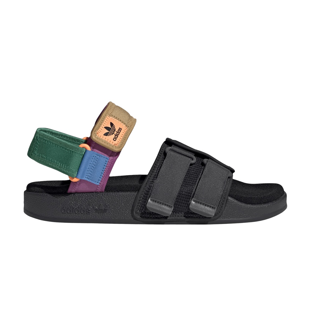 Adidas Adilette Sandal 4.0 'Black Bold Green'