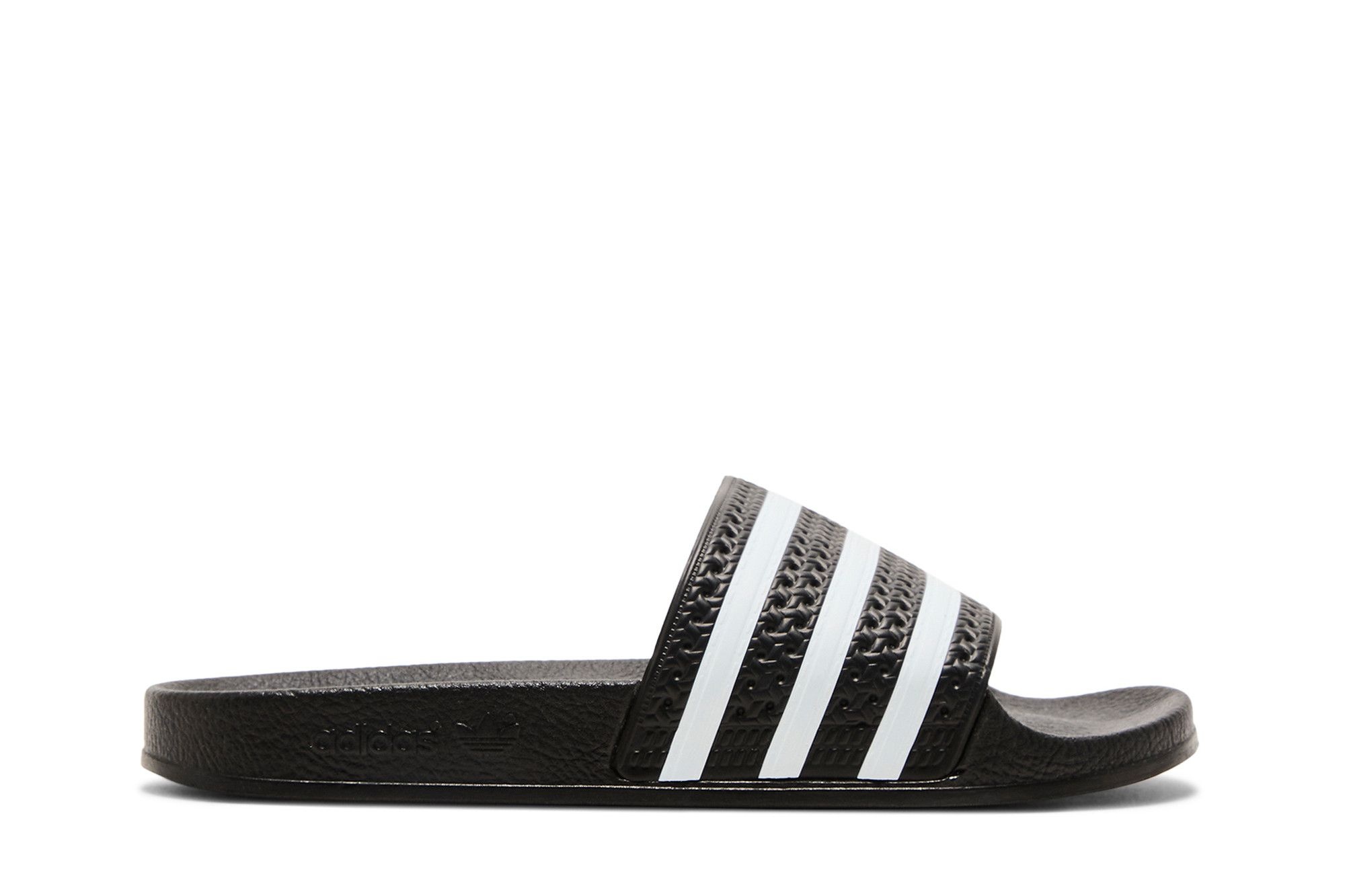 Adidas Adilette Slide J 'Black White'