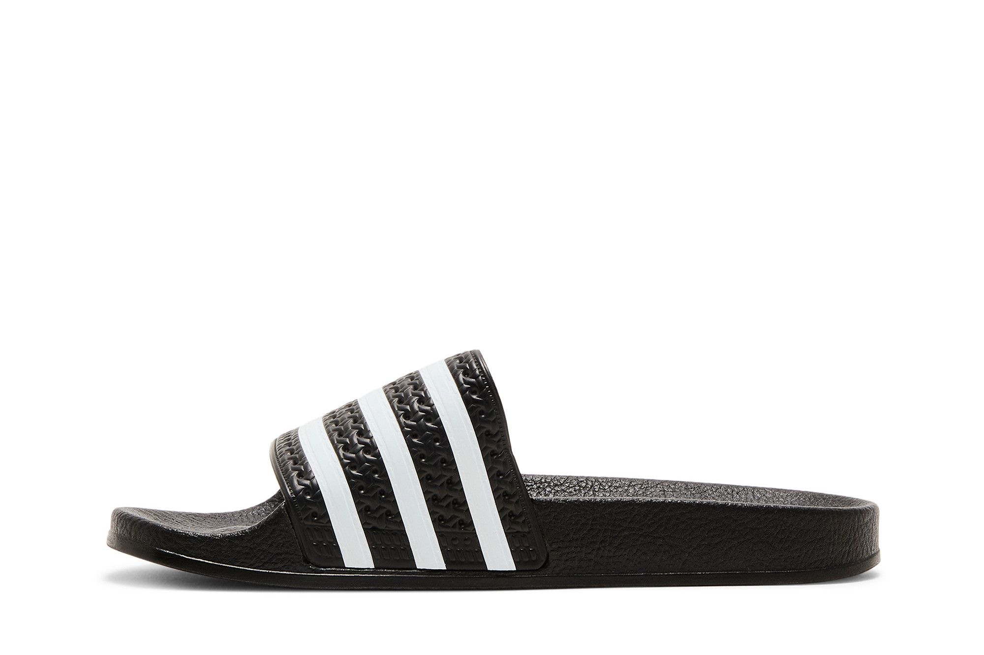 Adidas Adilette Slide J 'Black White'