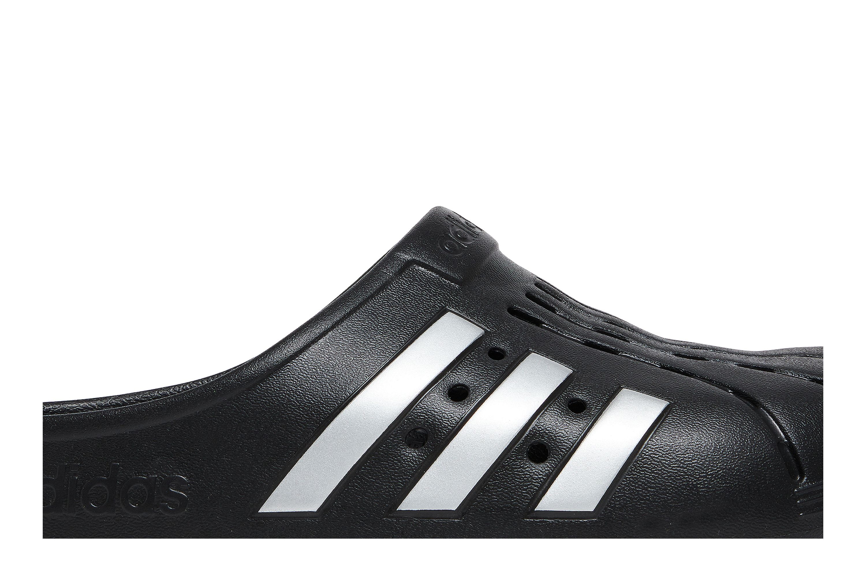 Adidas Adilette Clog 'Black Silver'