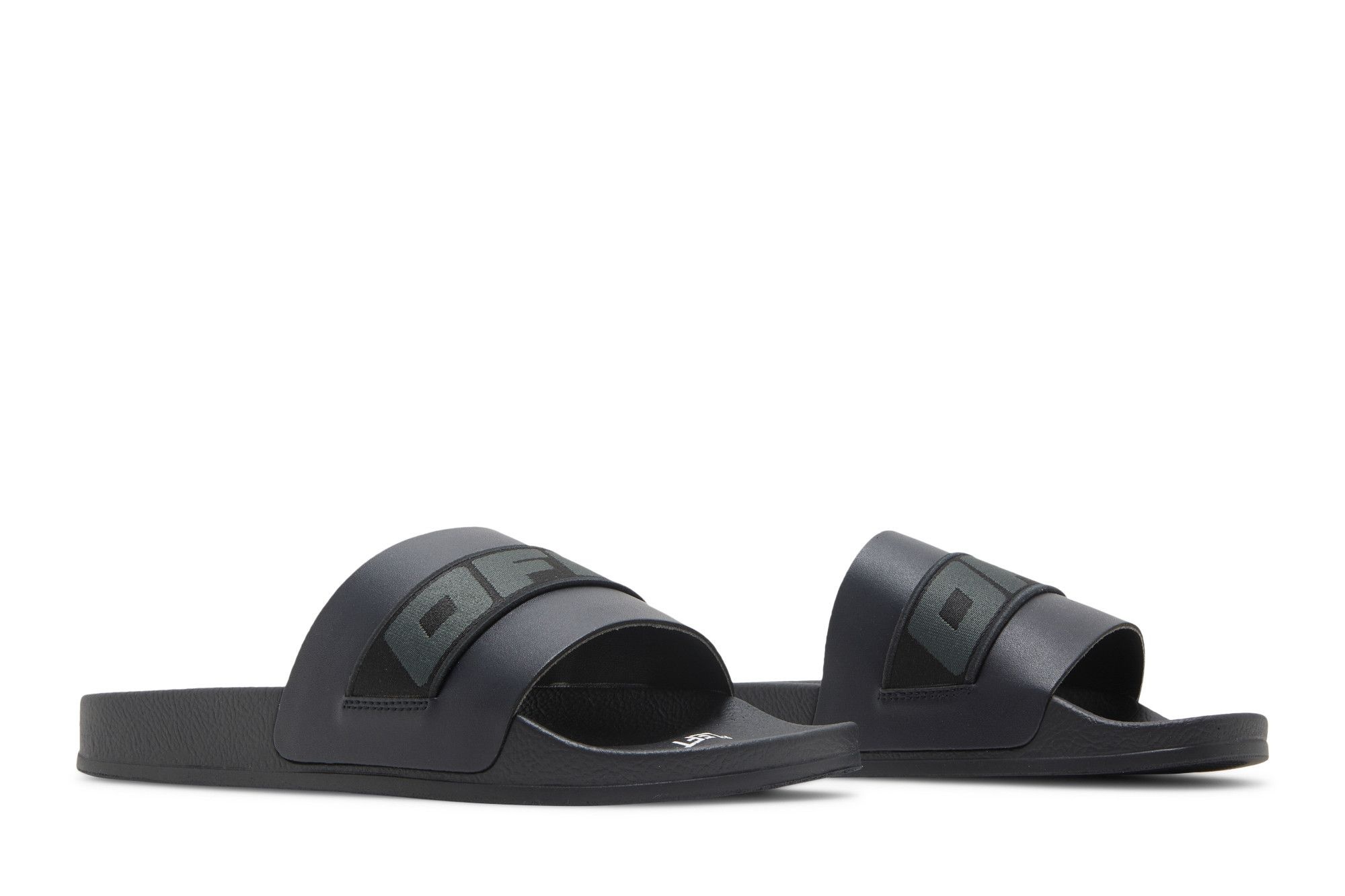 Off-White Industrial Belt Slider 'Black'