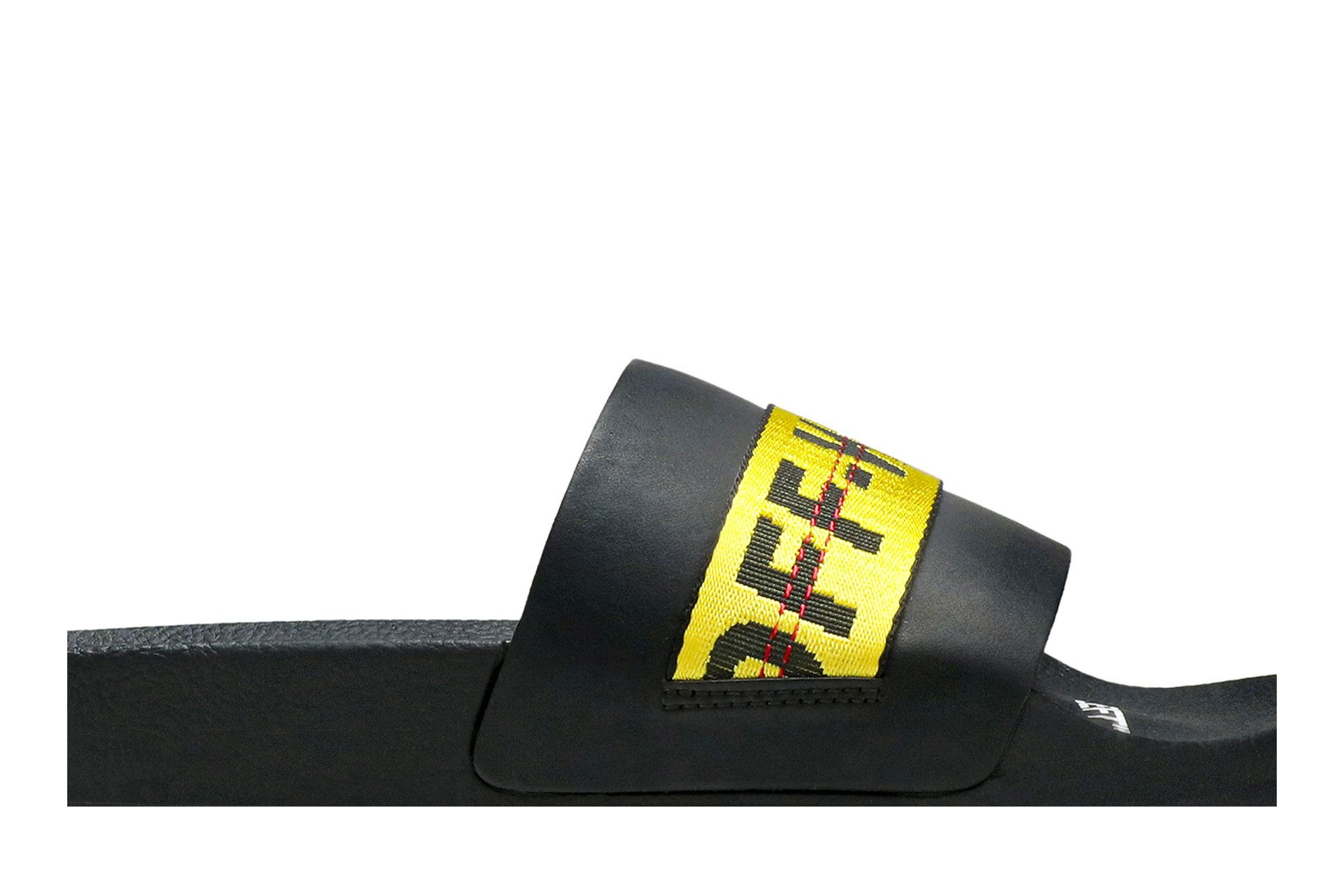 Off-White Sliders 'Black Yellow'