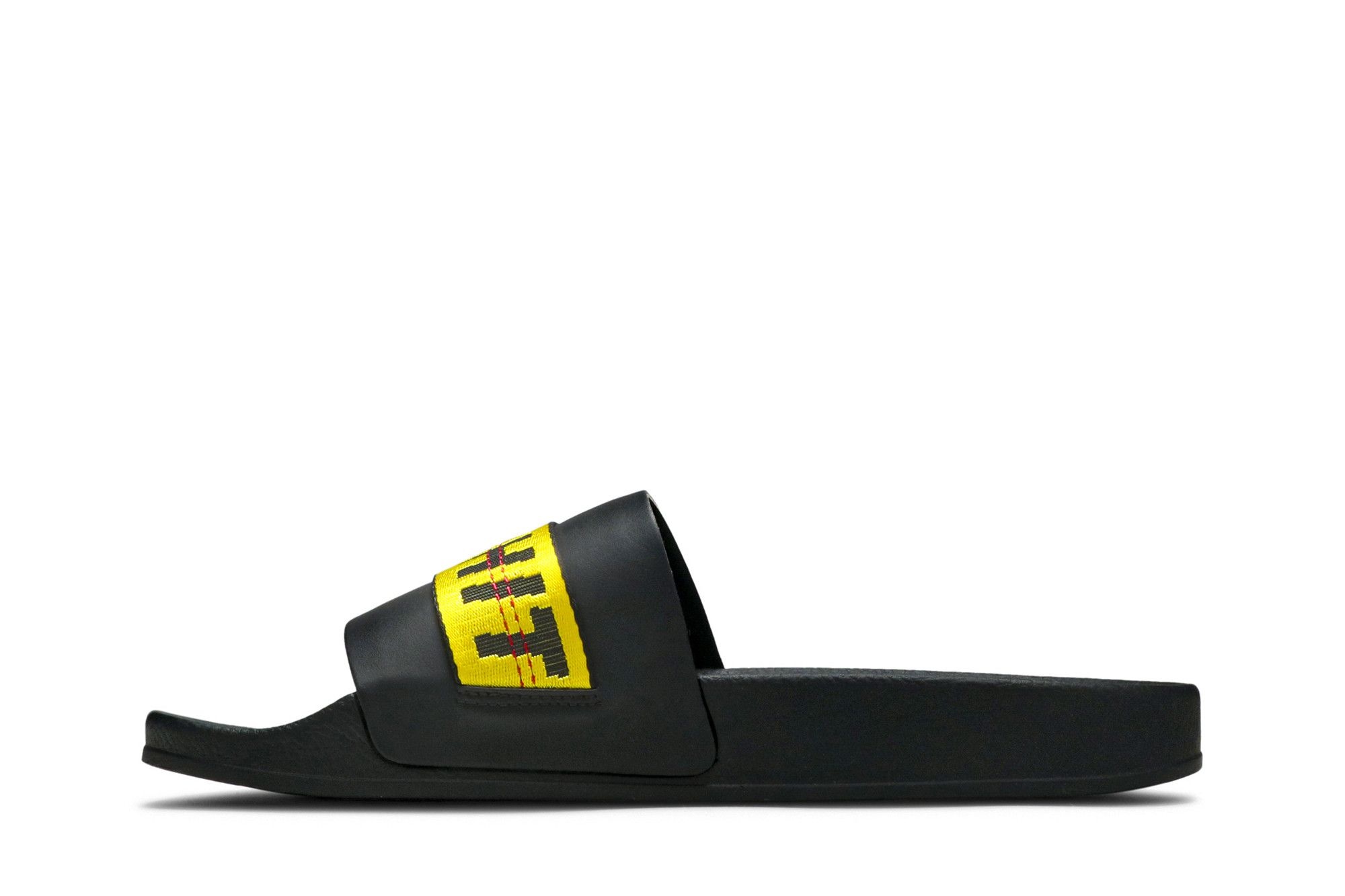 Off-White Sliders 'Black Yellow'
