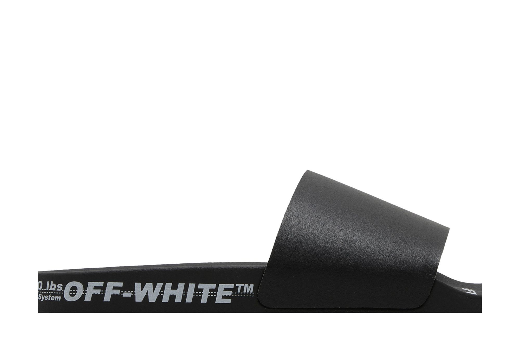 Off-White Industrial Belt Sliders 'Black'