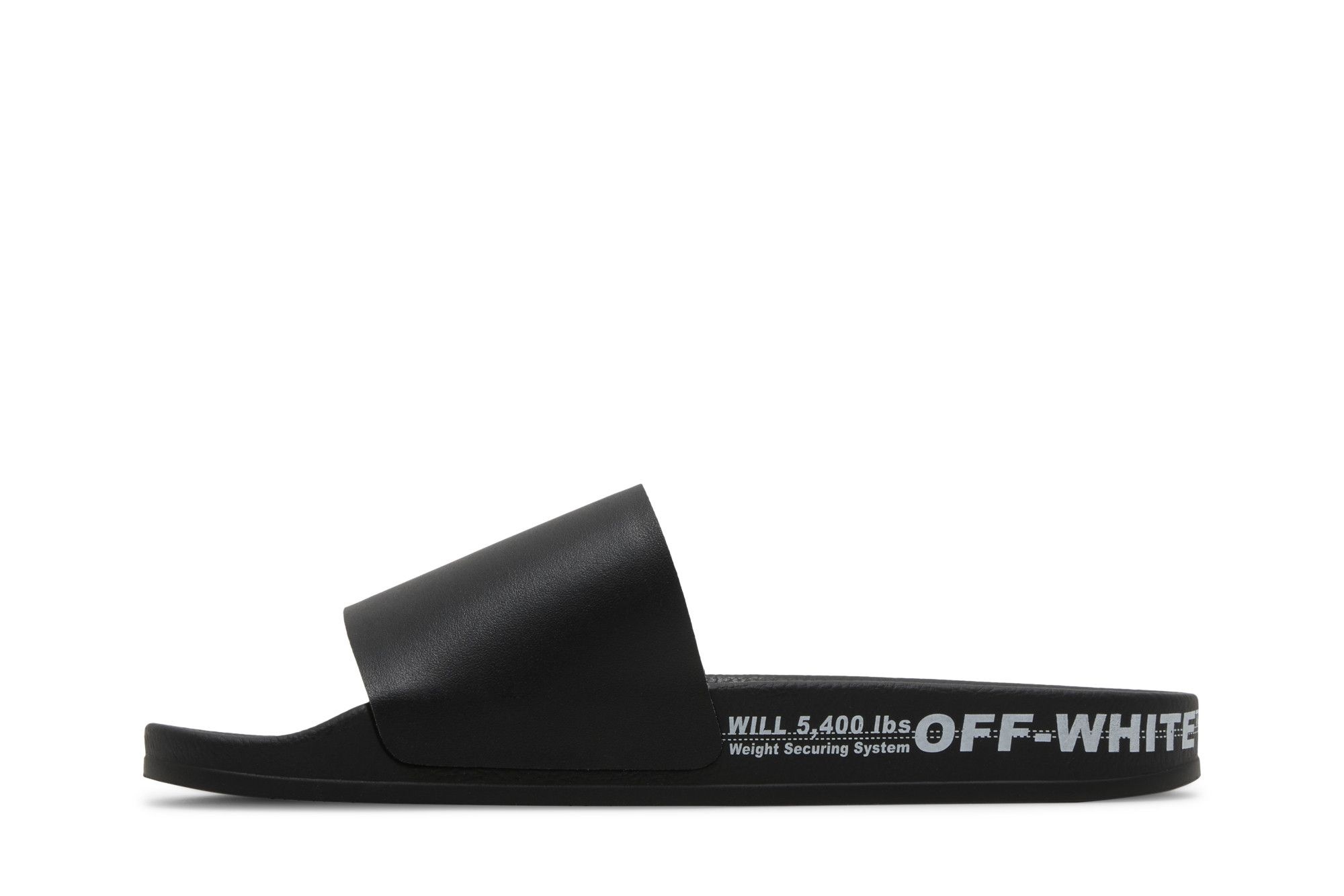Off-White Industrial Belt Sliders 'Black'