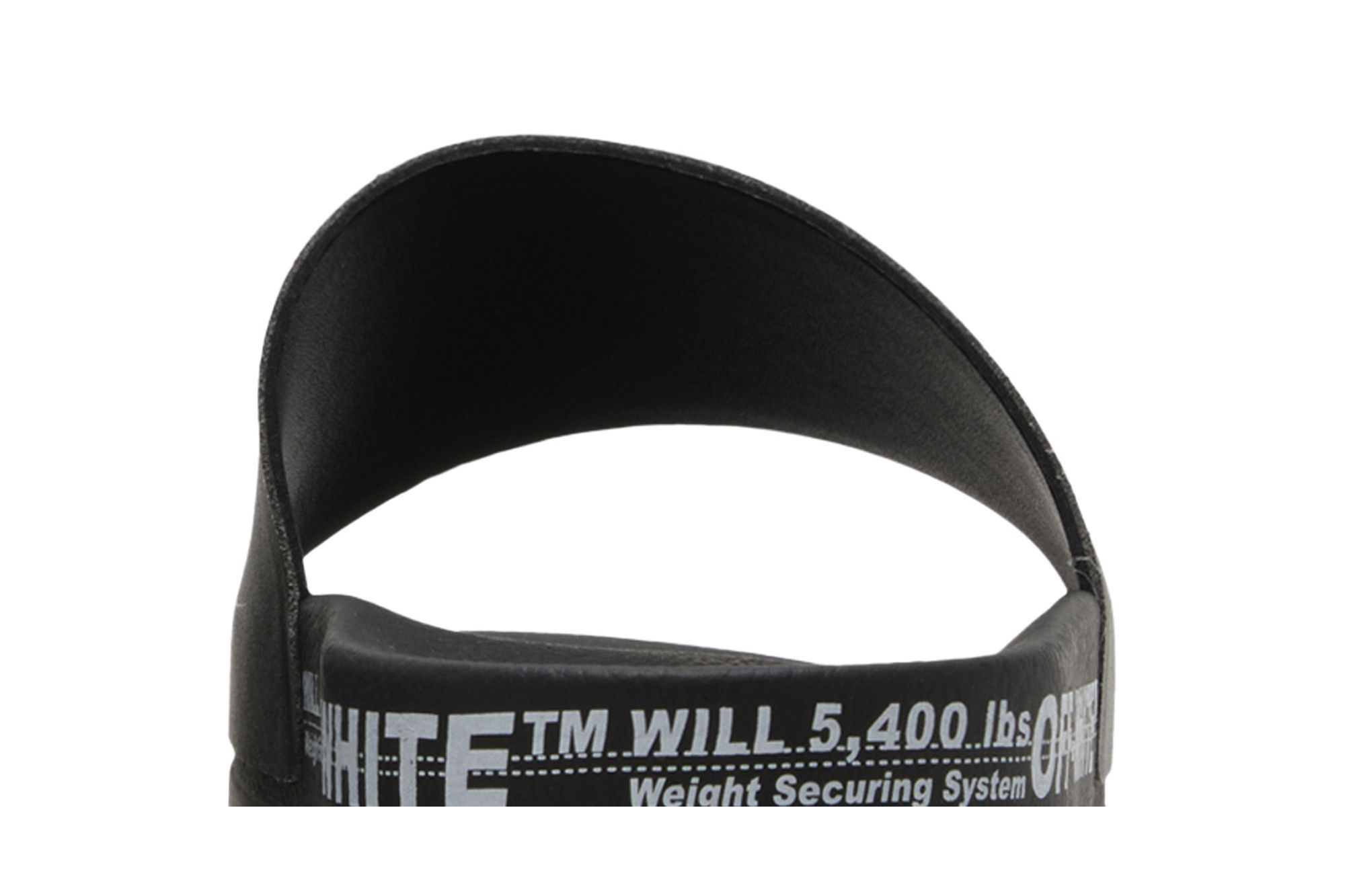 Off-White Industrial Belt Sliders 'Black'