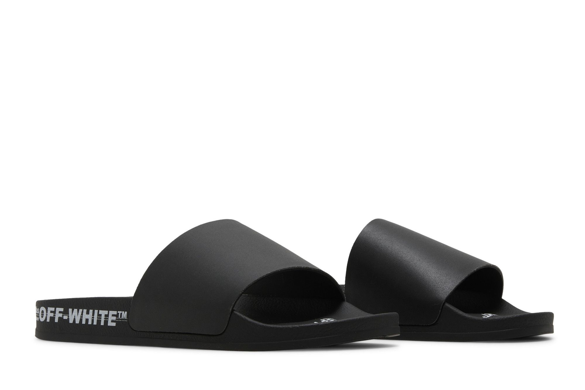 Off-White Industrial Belt Sliders 'Black'