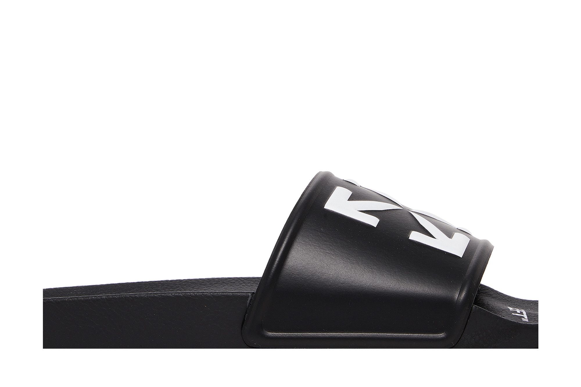 Off-White Logo Print Slide 'Black White'