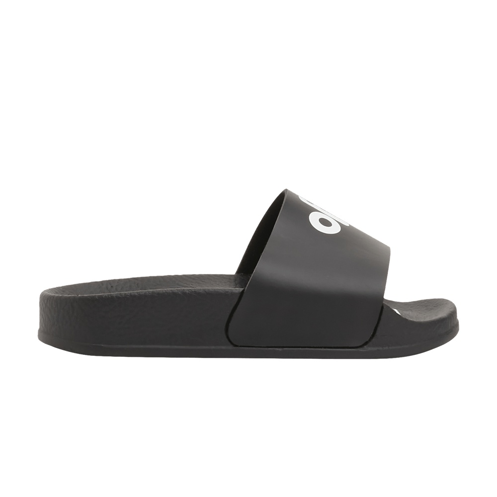 Off-White Off Flat Pool Sliders Kids 'Black White'