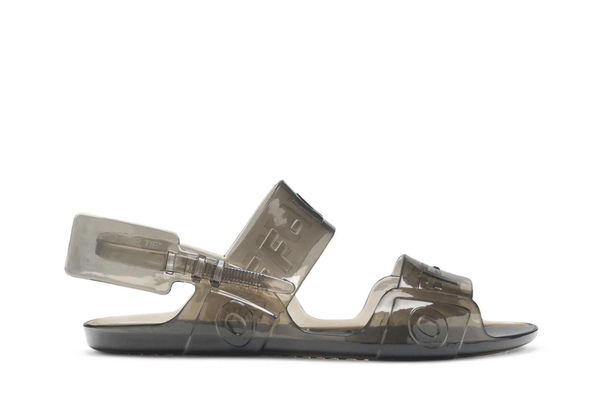 Off-White Wmns Jelly Zip Tie 'Black'