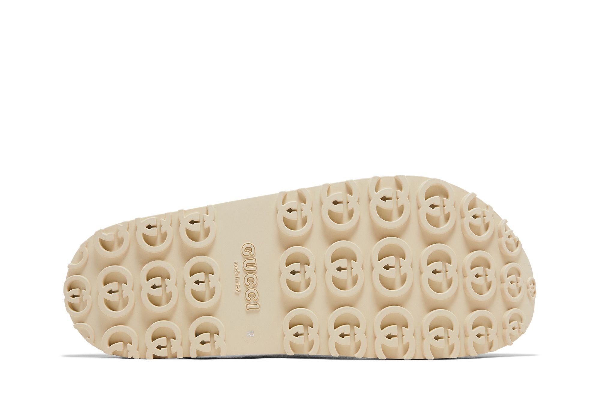 Gucci GG Slide Sandal 'Interlocking G - Beige Ebony'