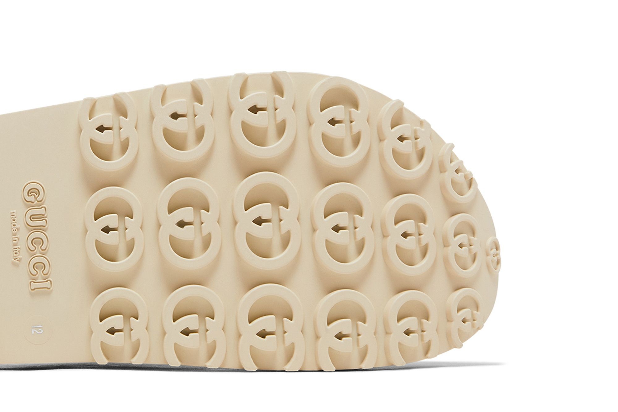 Gucci GG Slide Sandal 'Interlocking G - Beige Ebony'