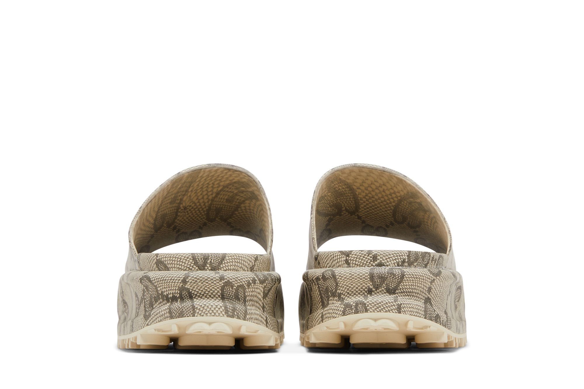 Gucci GG Slide Sandal 'Interlocking G - Beige Ebony'
