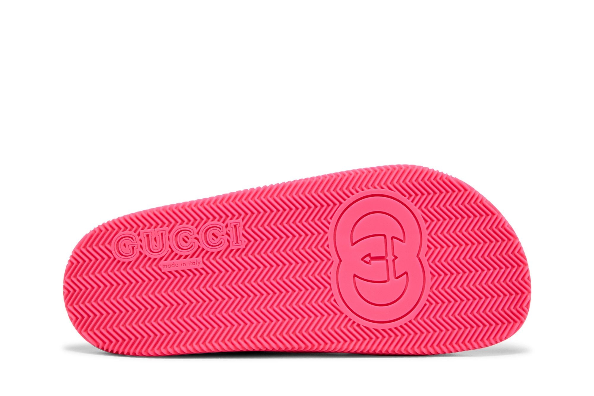 Gucci Wmns Web Stripe Slide Sandal 'Coral'