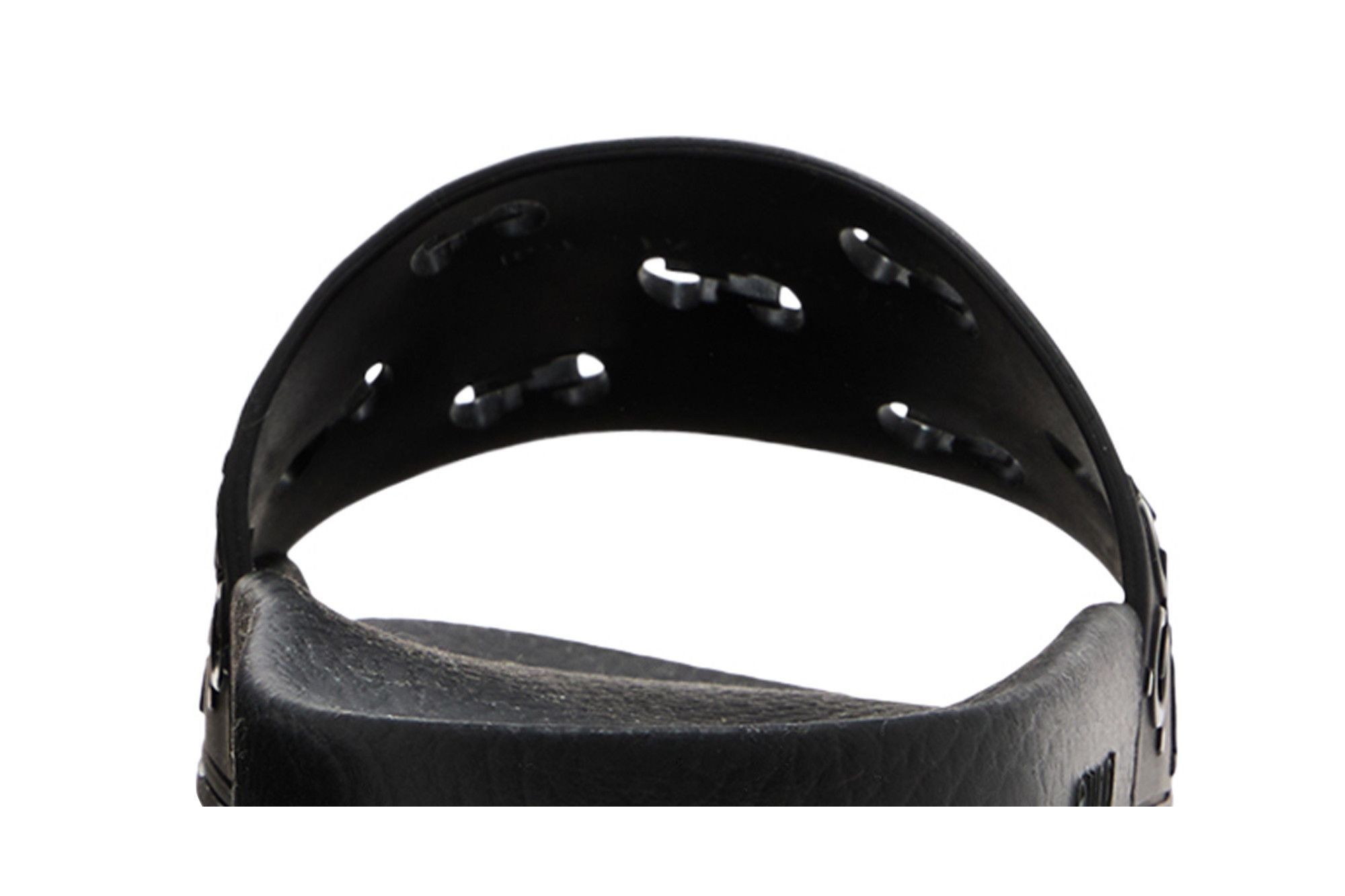 Gucci Wmns Rubber GG Slide 'Black'