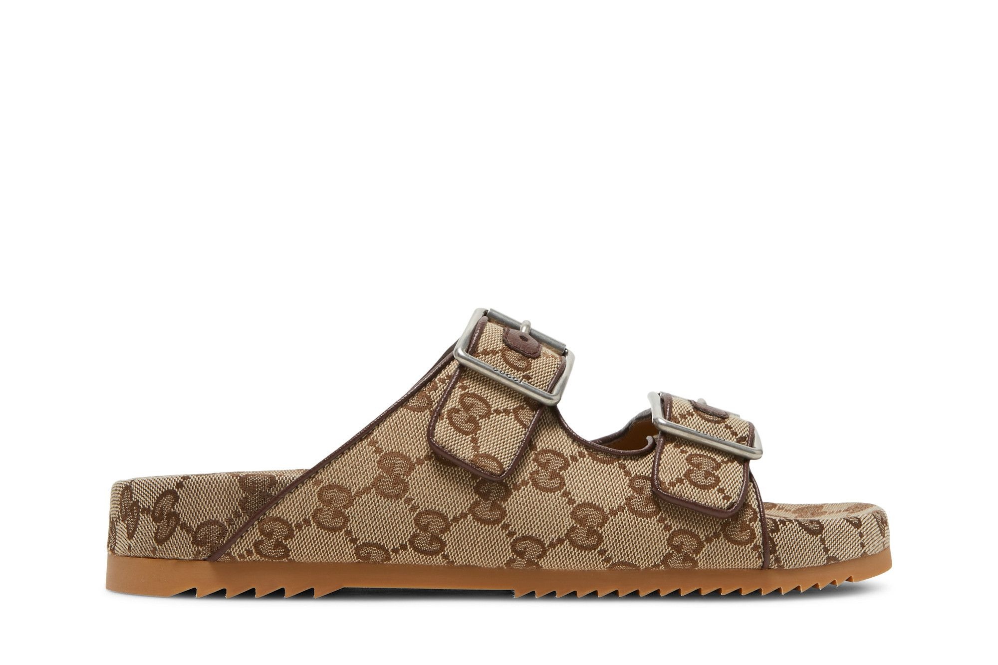 Gucci Slide Sandal Strap 'Beige Monogram'