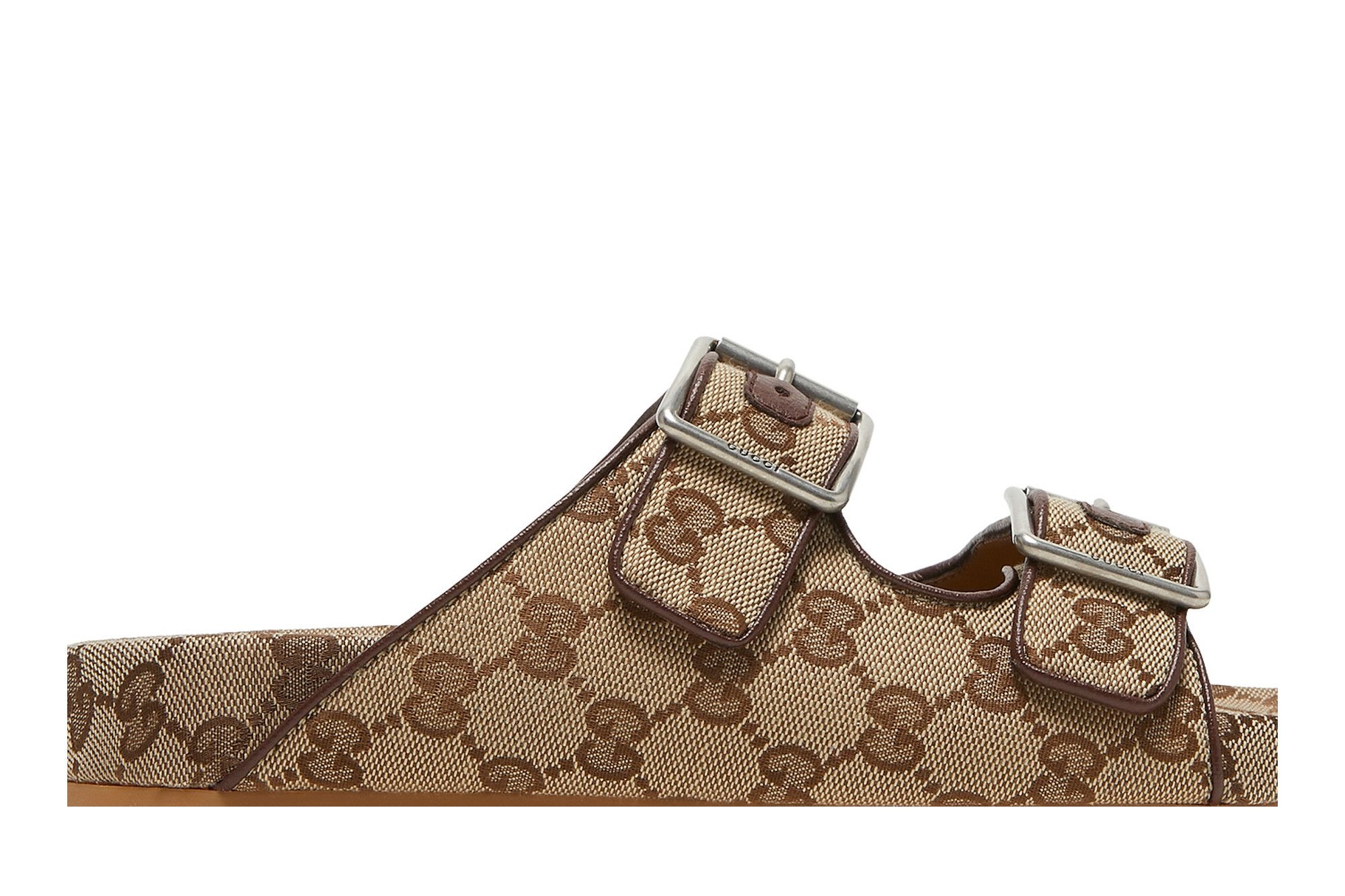Gucci Slide Sandal Strap 'Beige Monogram'