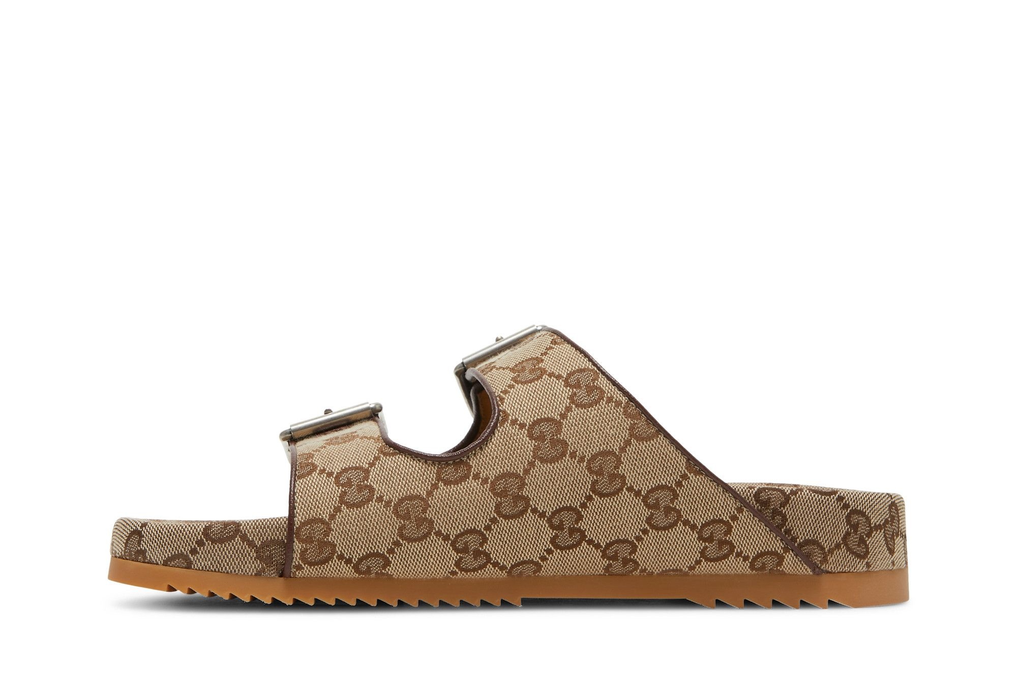 Gucci Slide Sandal Strap 'Beige Monogram'