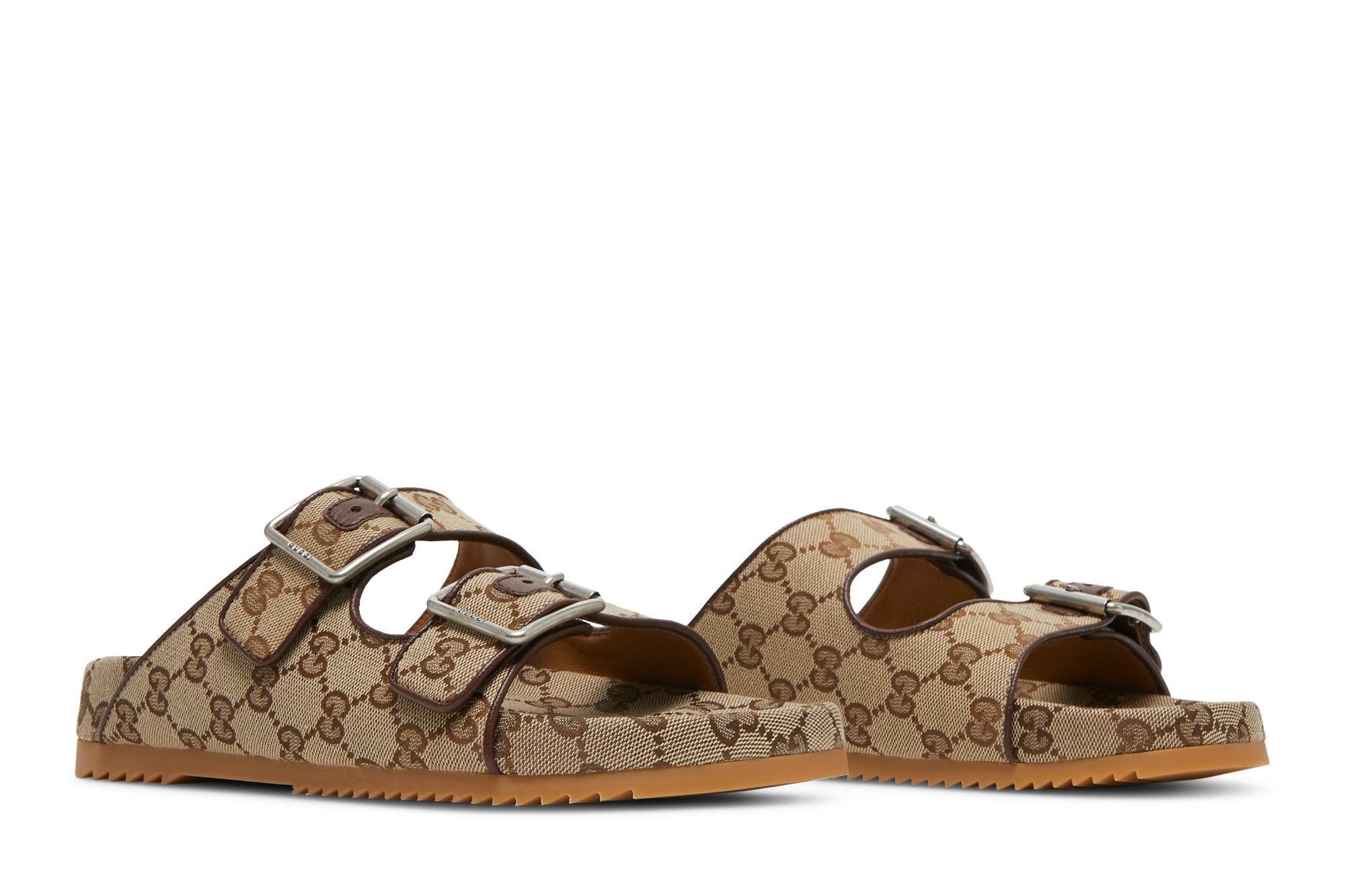 Gucci Slide Sandal Strap 'Beige Monogram'