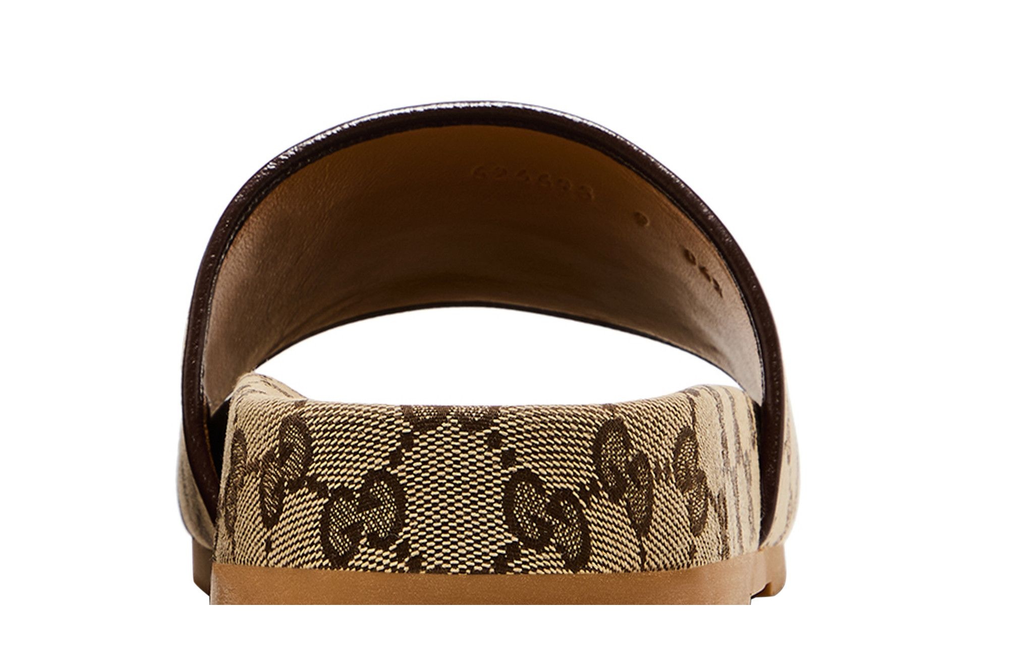 Gucci GG Canvas Slide Sandal 'Beige Monogram'