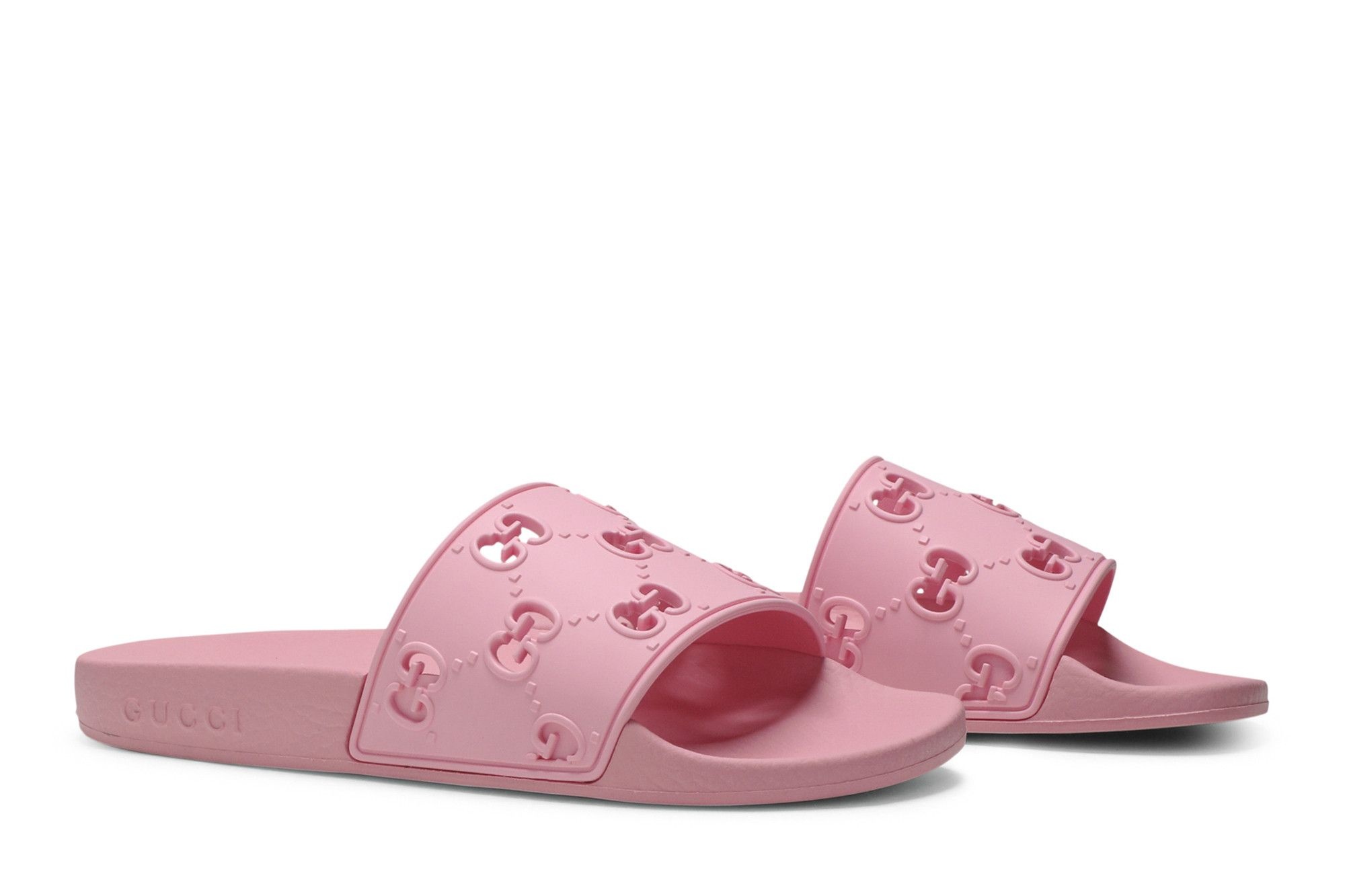 Gucci Wmns GG Slide Rubber 'Pink'