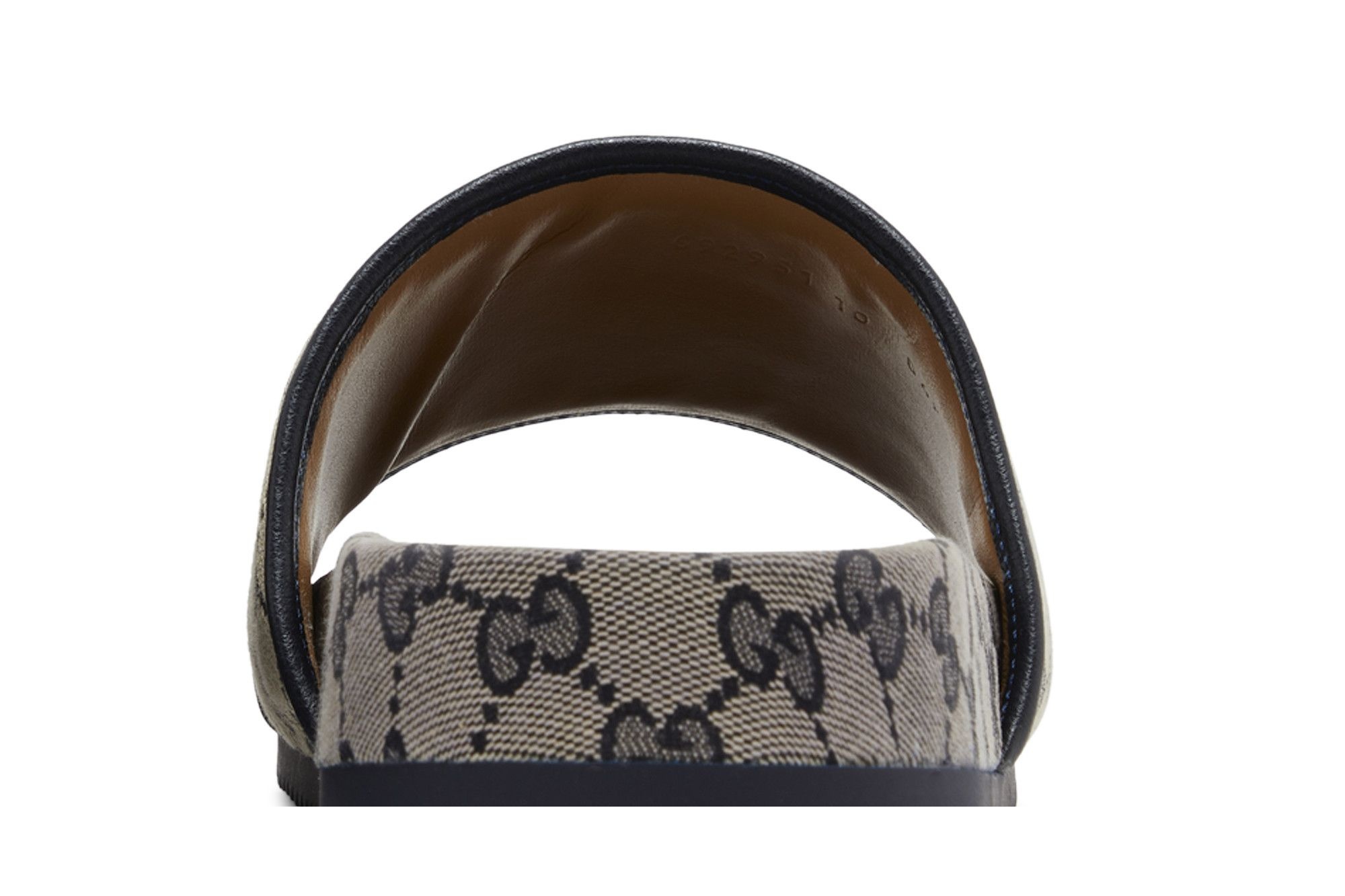 Gucci GG Slide Sandal 'Beige Blue Monogram'