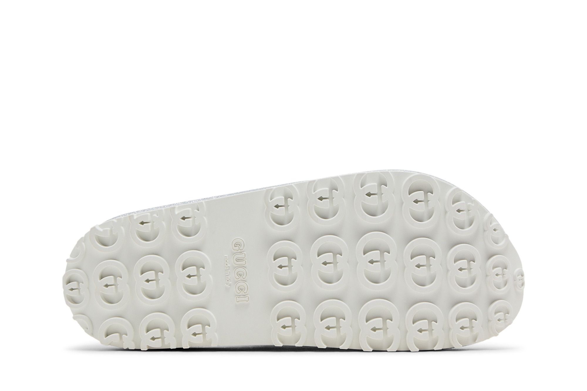 Gucci Wmns Slide Sandal 'Interlocking G - Silver'