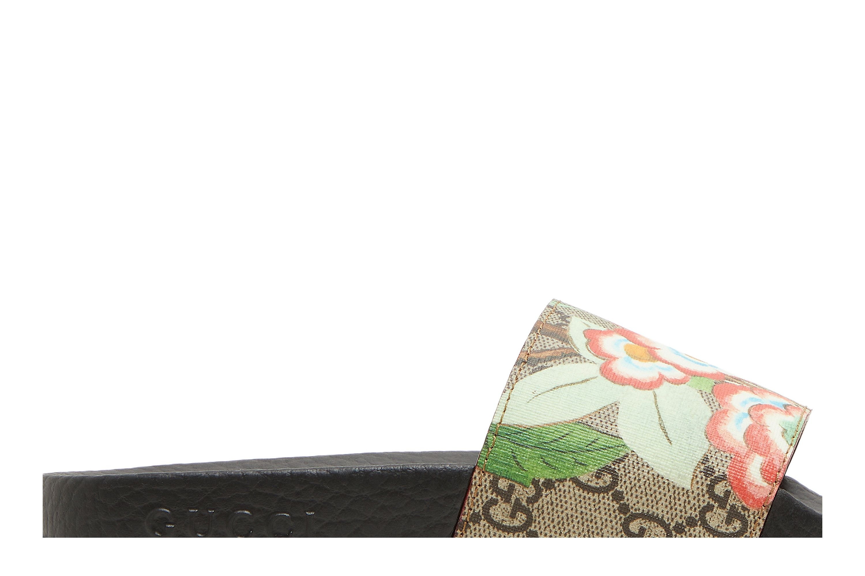 Gucci Wmns Pursuit GG Supreme Slide 'Flowers'