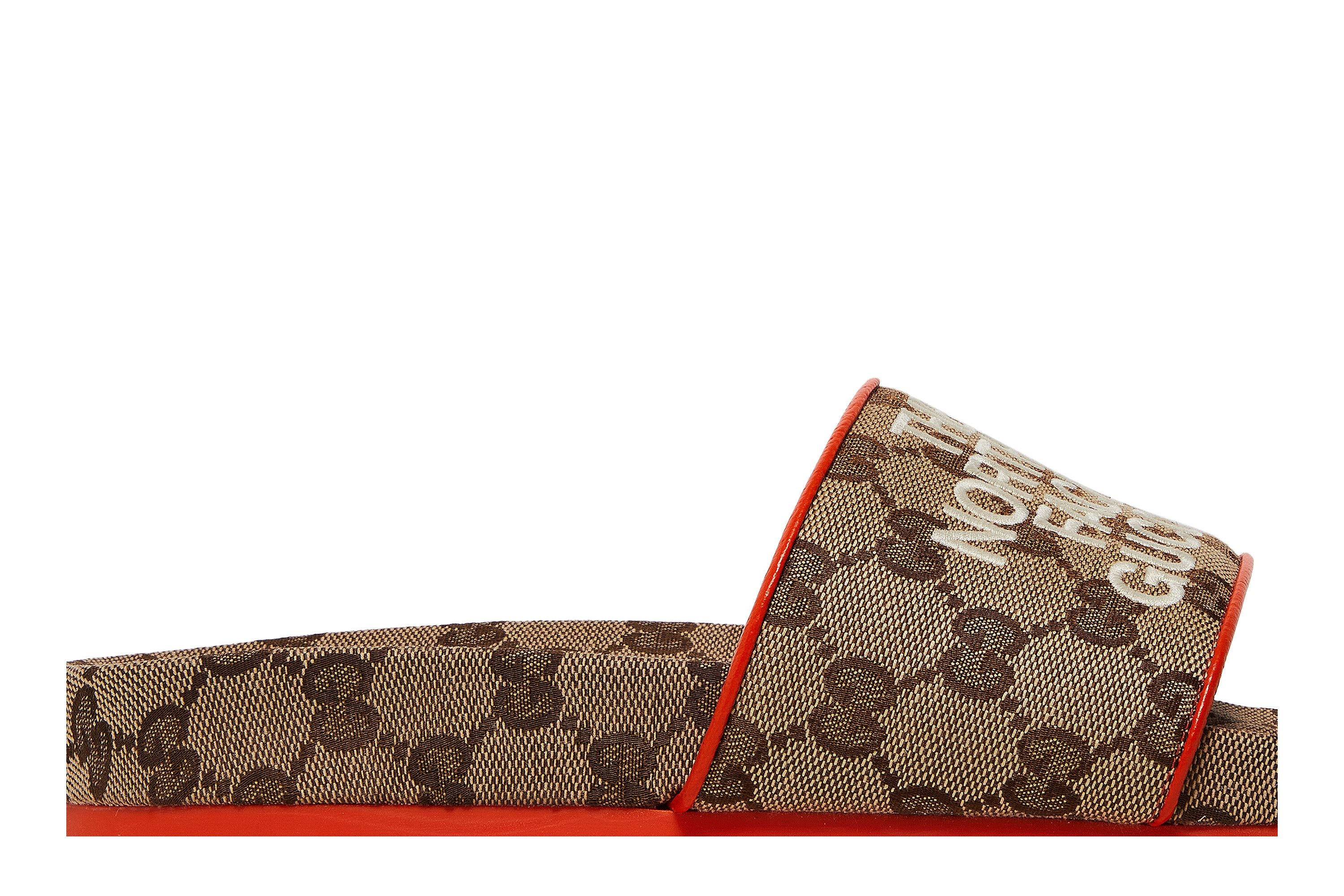 The North Face x Gucci Wmns Slide 'Beige Orange Monogram'